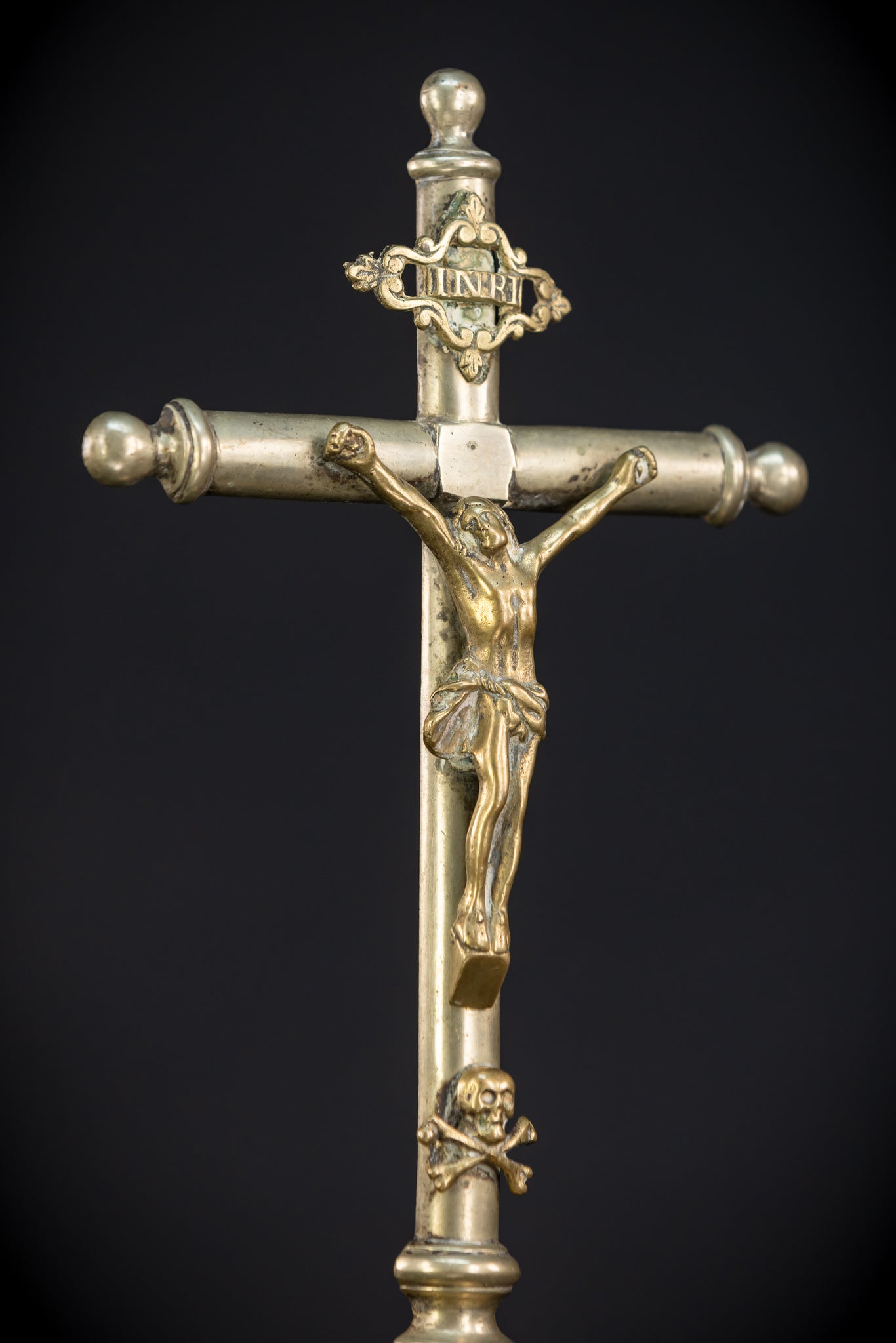 Bronze Altar Crucifix | 1800s Antique | 19.1" / 48.5 cm (Copy)