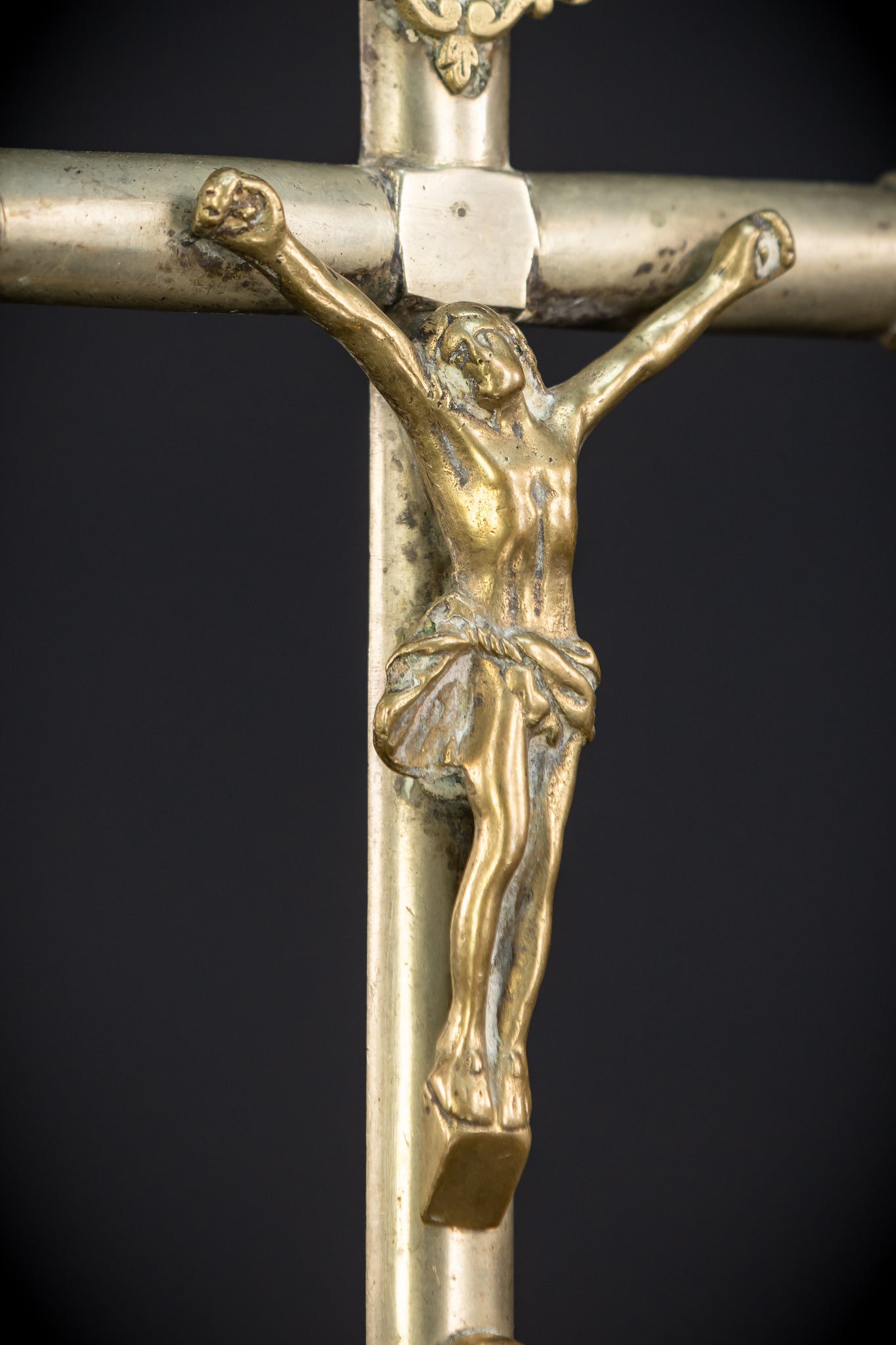 Bronze Altar Crucifix | 1800s Antique | 19.1" / 48.5 cm (Copy)
