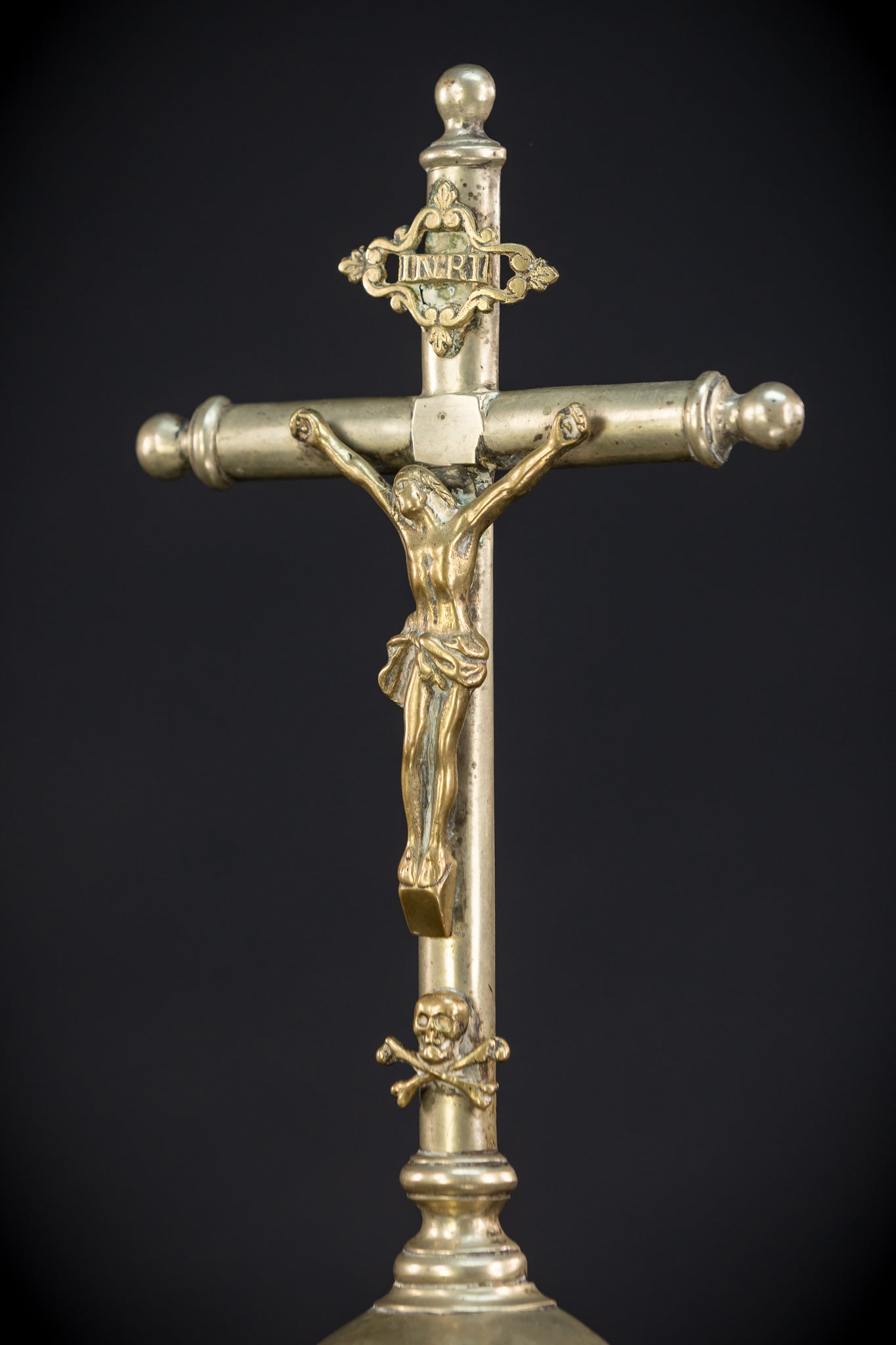 Bronze Altar Crucifix | 1800s Antique | 19.1" / 48.5 cm (Copy)