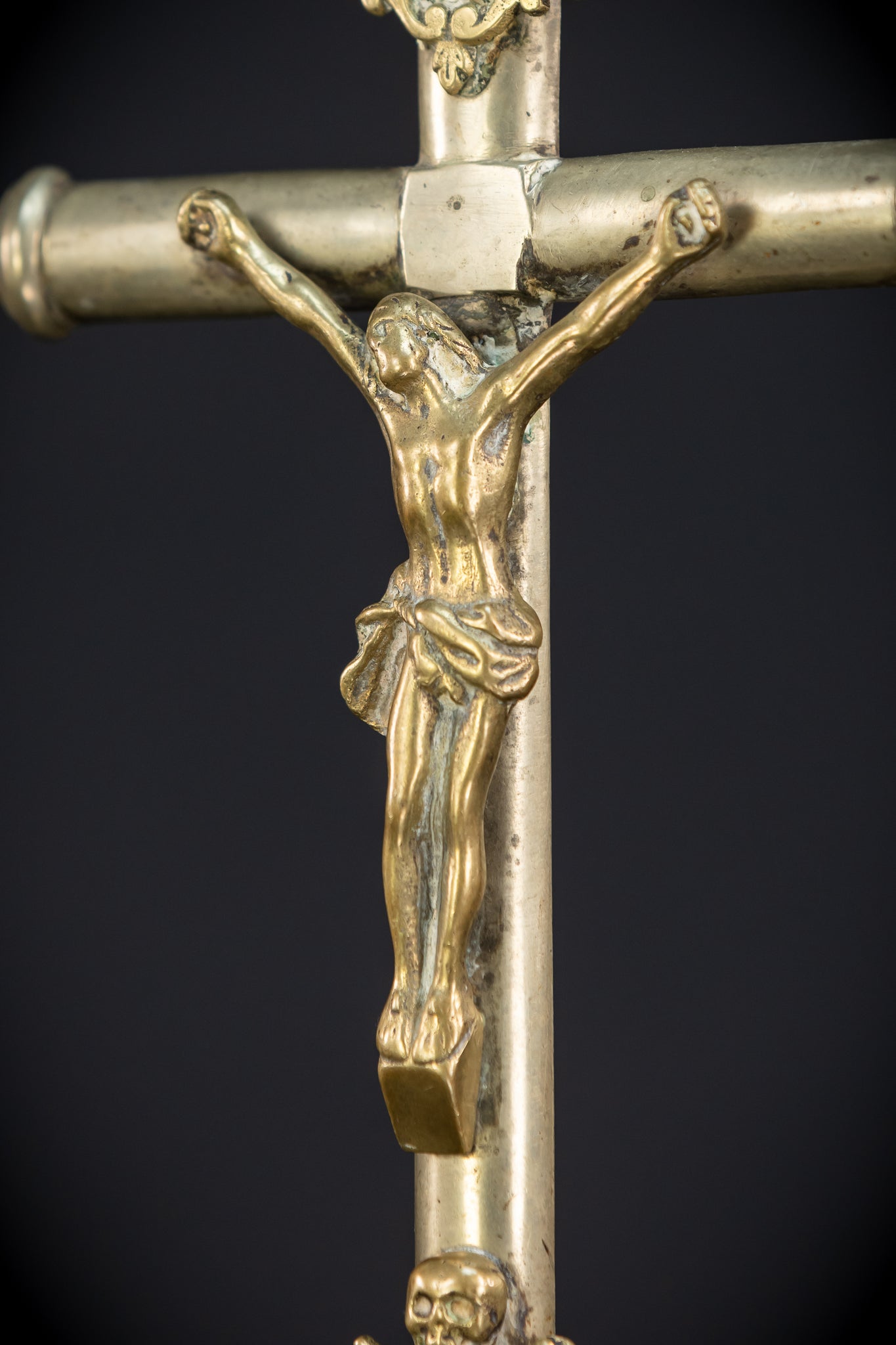 Bronze Altar Crucifix | 1800s Antique | 19.1" / 48.5 cm (Copy)