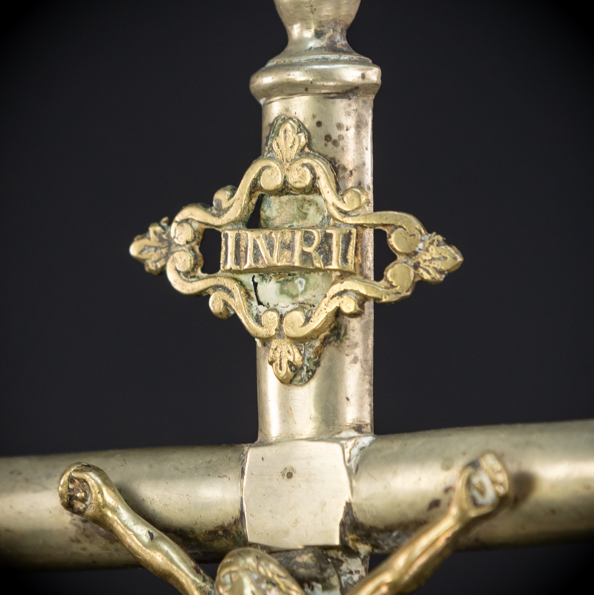 Bronze Altar Crucifix | 1800s Antique | 19.1" / 48.5 cm (Copy)