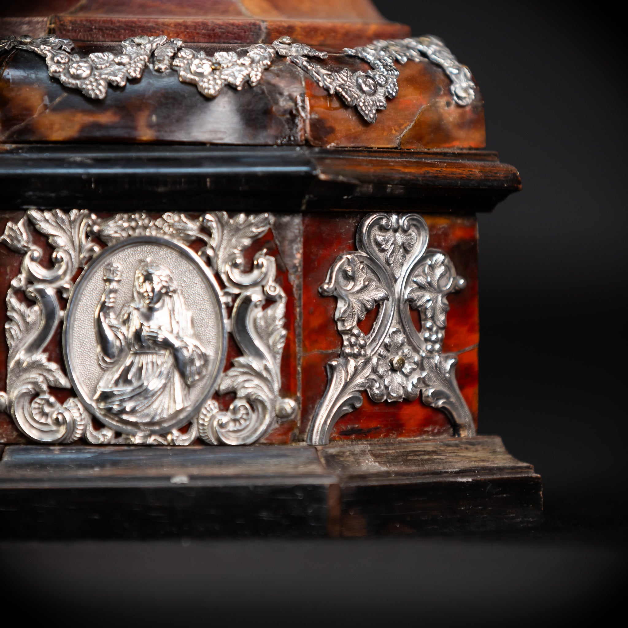 Altar Crucifix | Solid Silver Jesus Christ Antique 22"