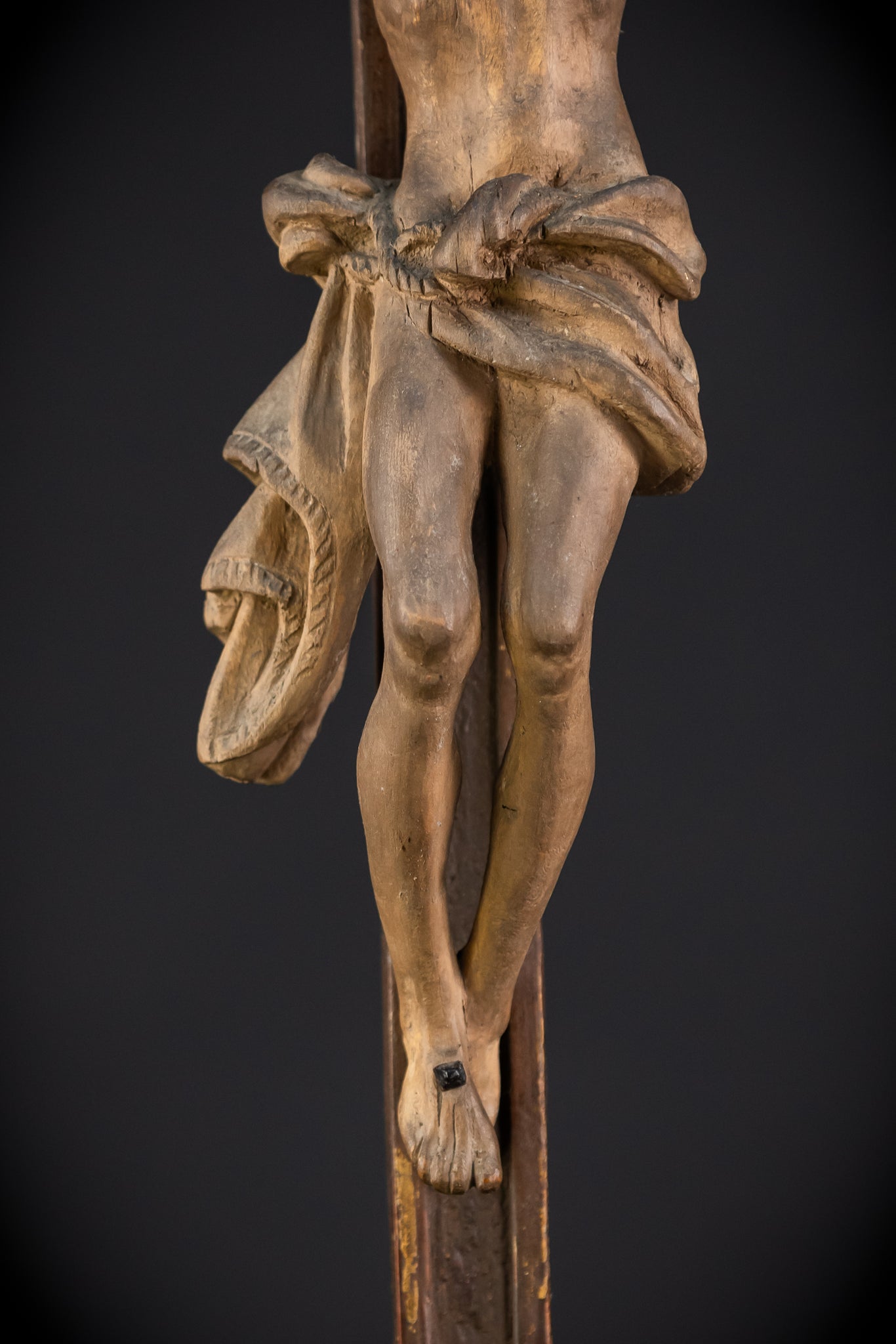 Altar Crucifix | Wood Carving | 1793 Antique