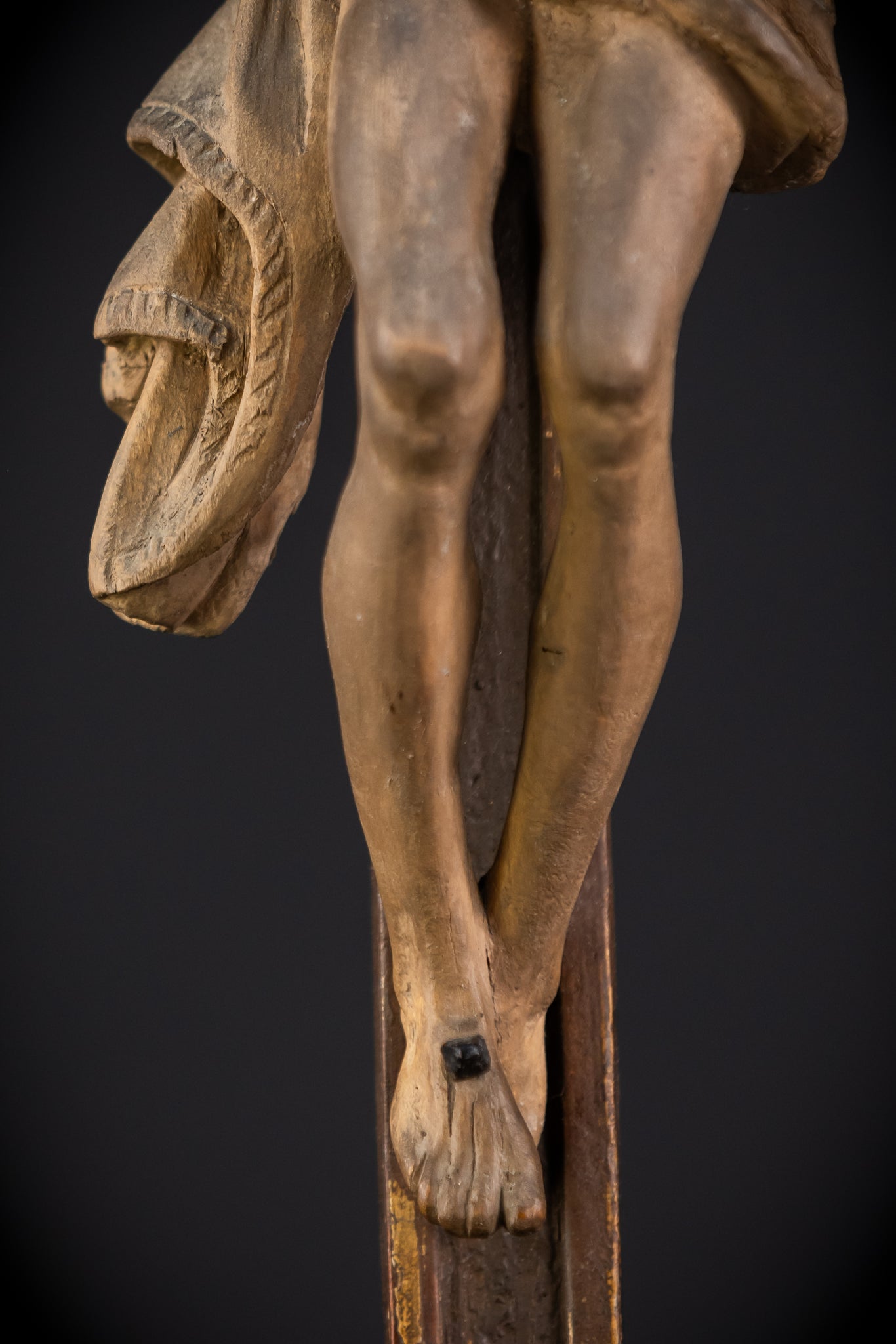 Altar Crucifix | Wood Carving | 1793 Antique