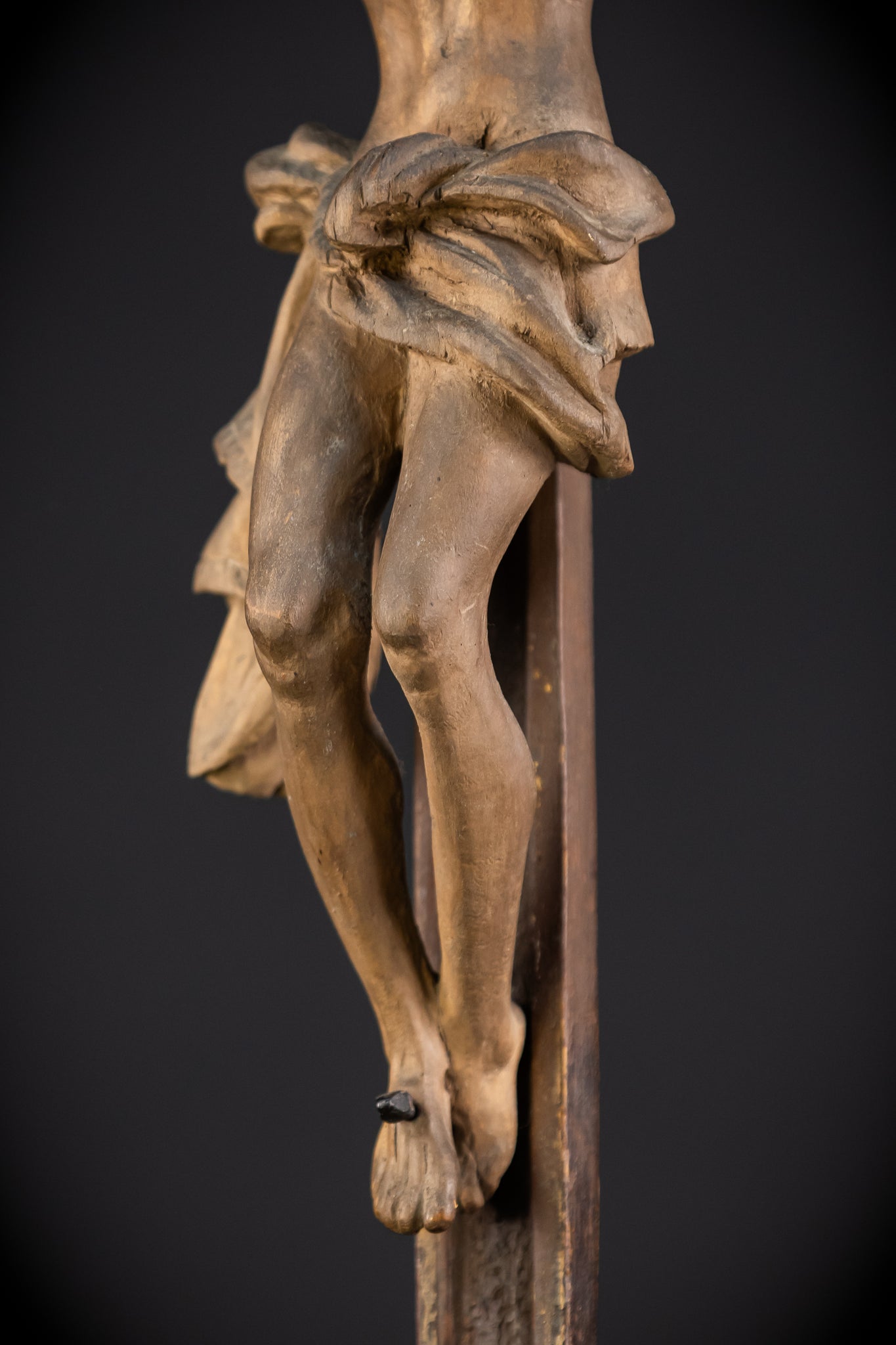 Altar Crucifix | Wood Carving | 1793 Antique