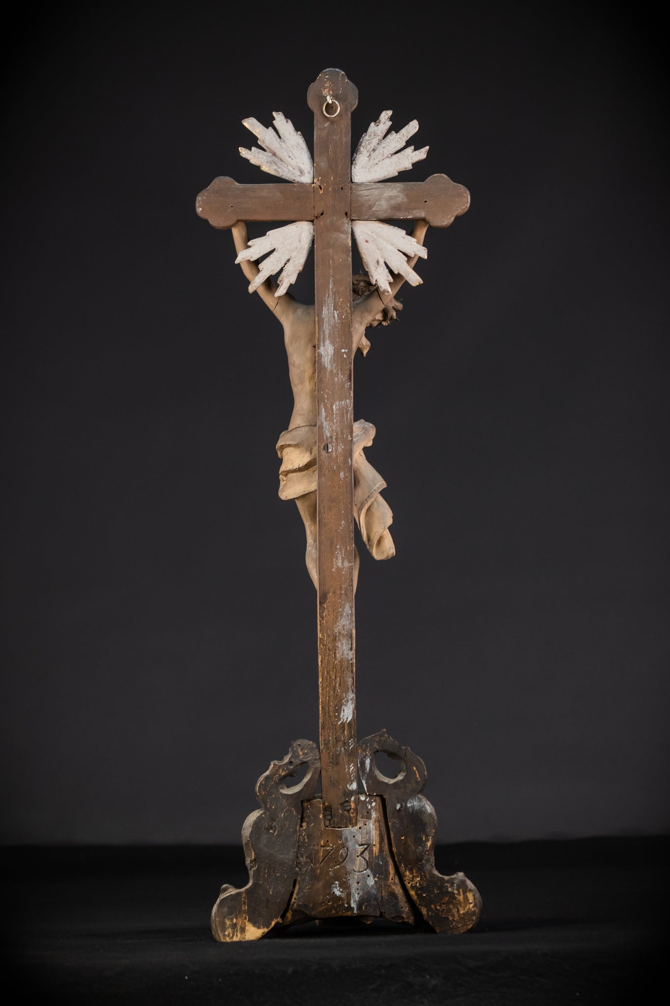 Altar Crucifix | Wood Carving | 1793 Antique