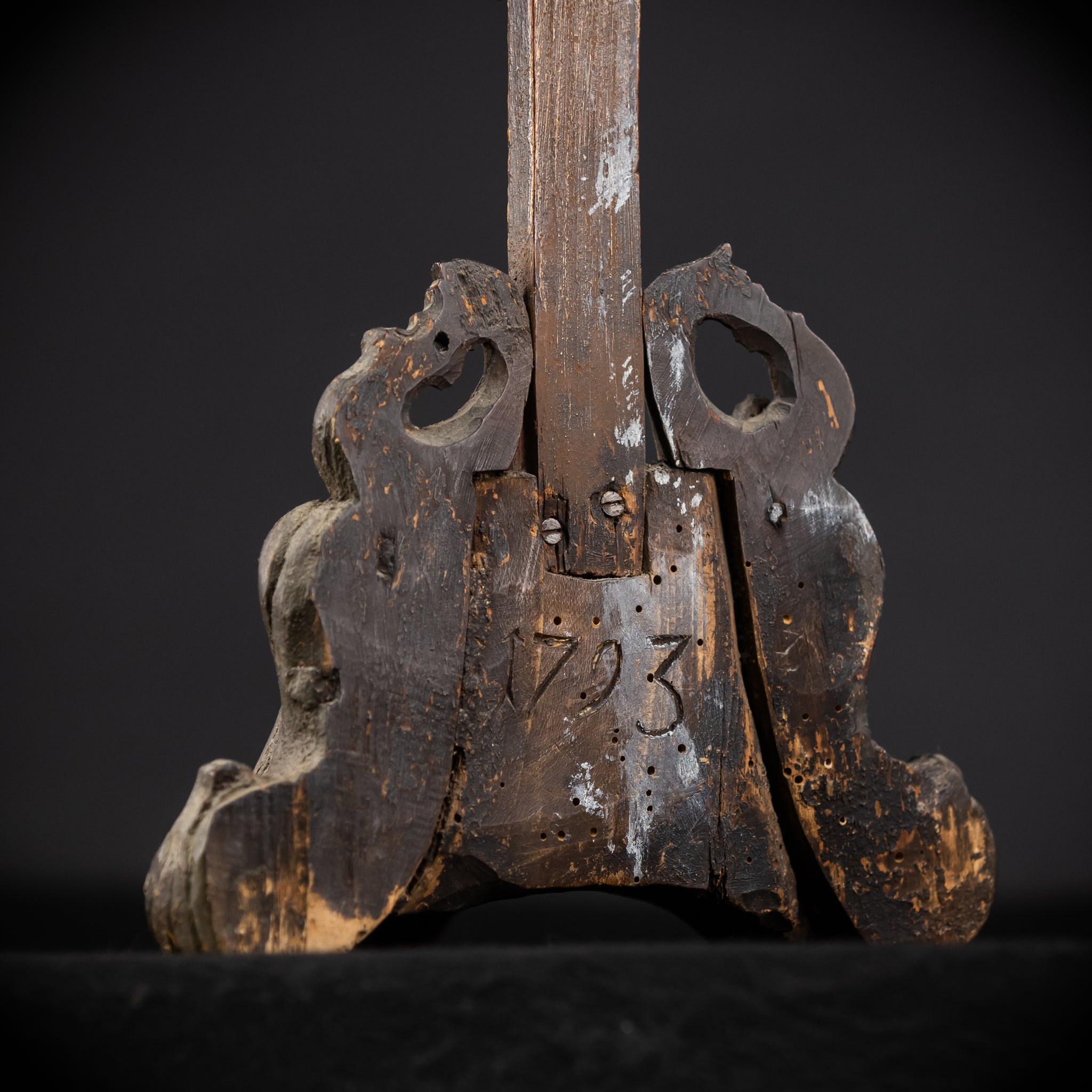 Altar Crucifix | Wood Carving | 1793 Antique