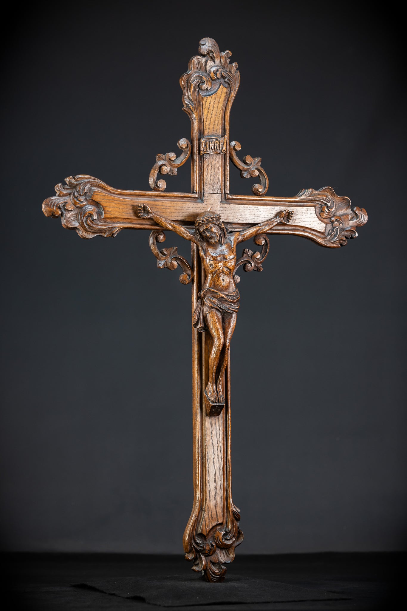33.9" / 86 cm | Church Wall Crucifix | 1800s Antique