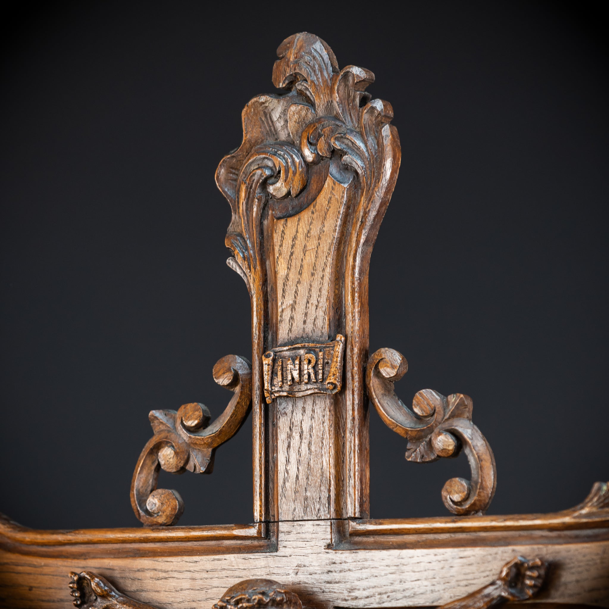 33.9" / 86 cm | Church Wall Crucifix | 1800s Antique