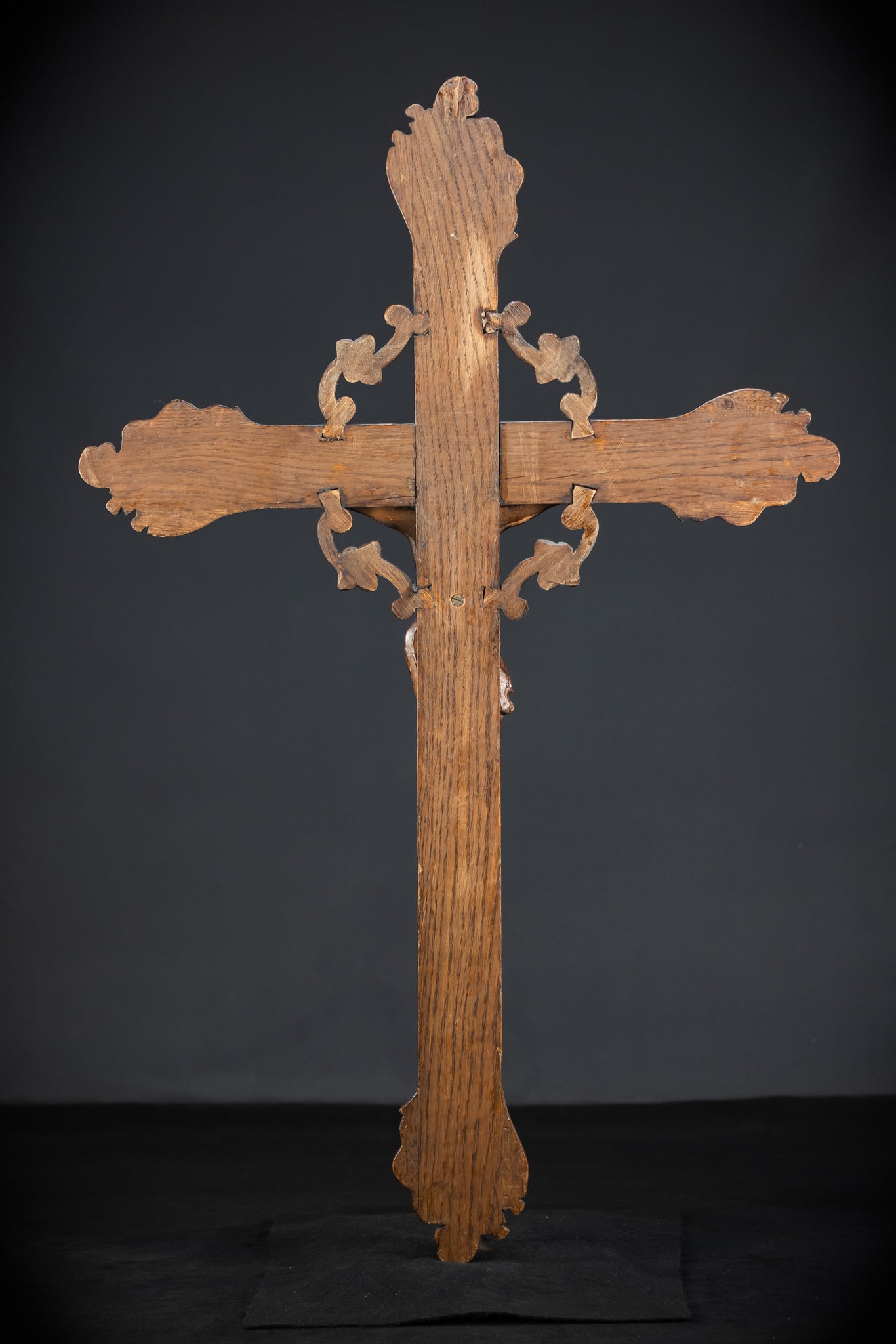 33.9" / 86 cm | Church Wall Crucifix | 1800s Antique