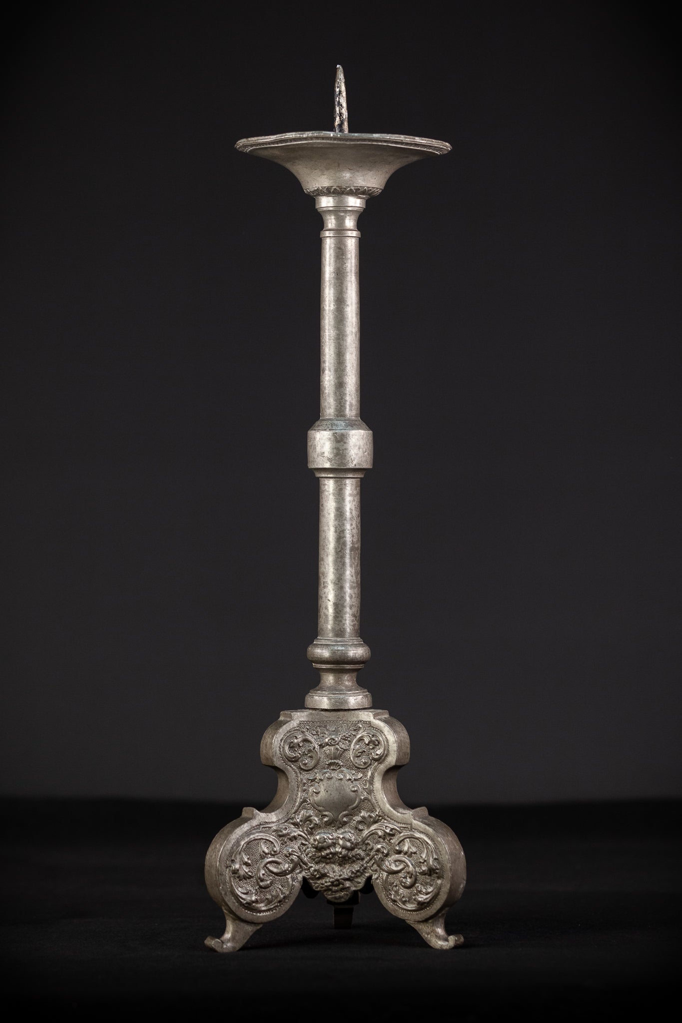 Candlestick French Tin | 18th 20,5"