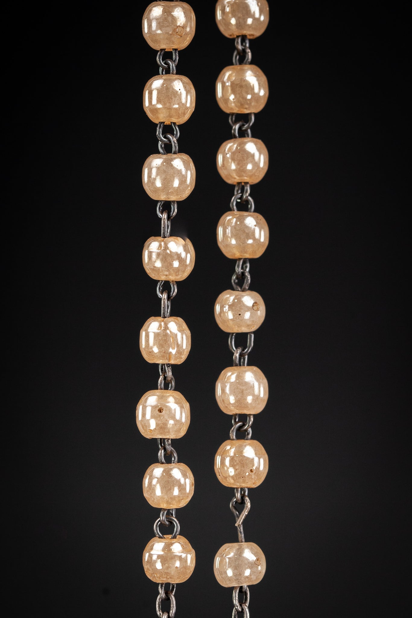 Rosar Solid Sterling Silver Pink Pearls 18.5”