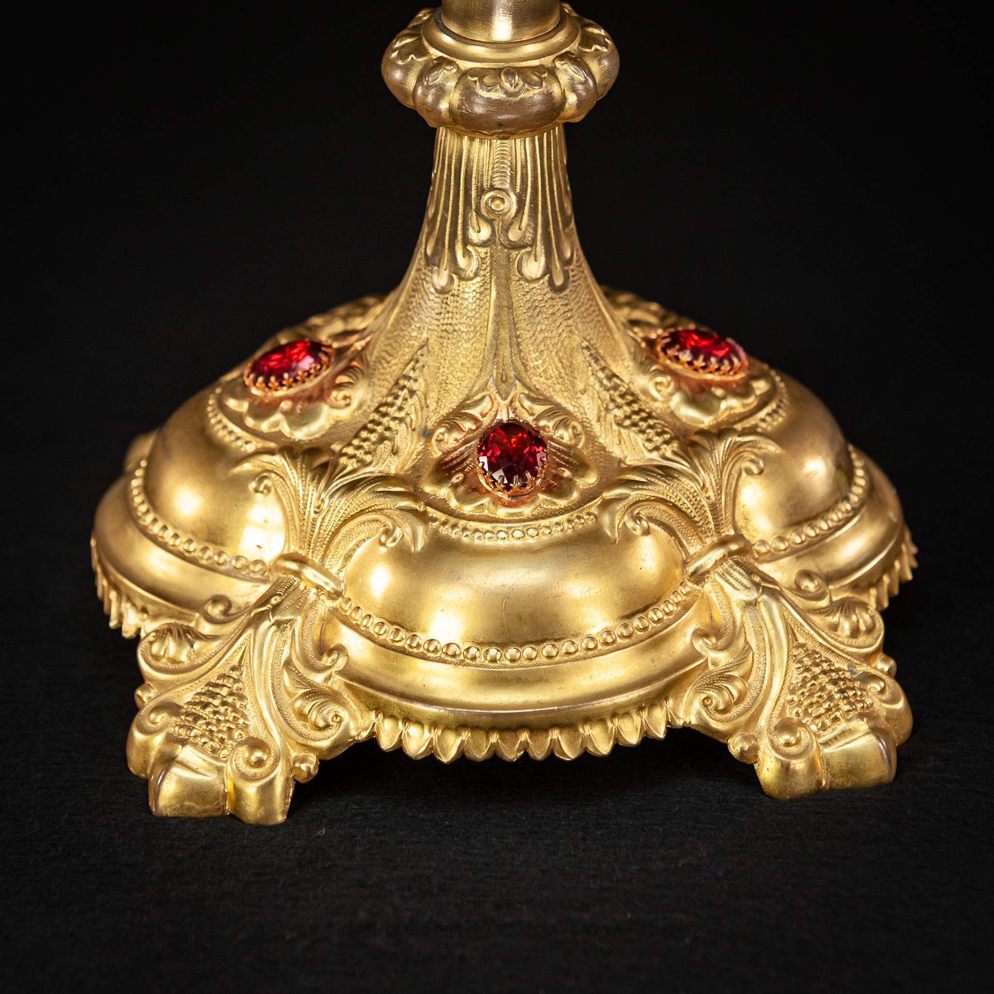 Monstrance Solar Ostensory 1800s Gilded Bronze 23”
