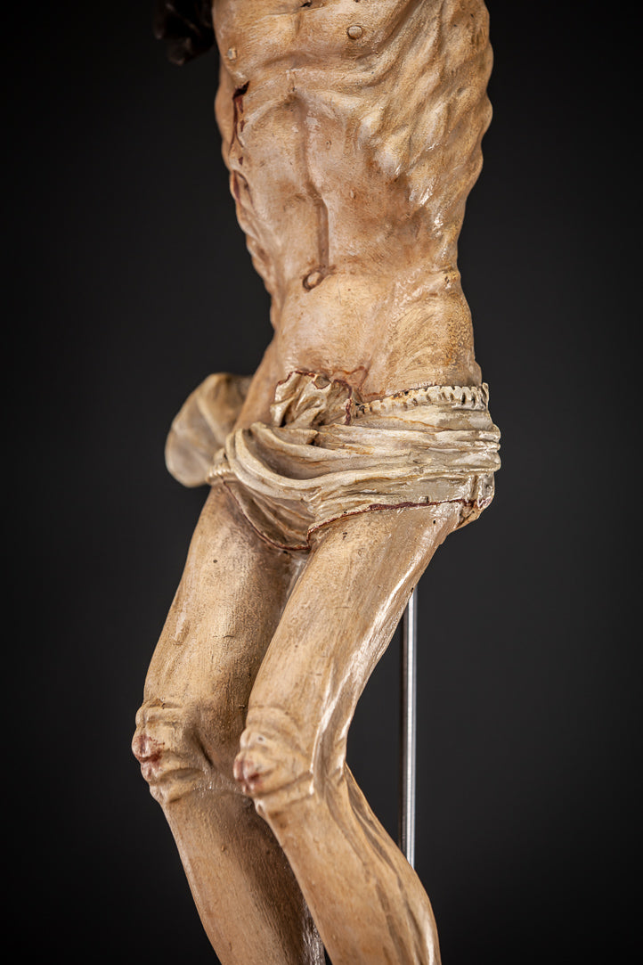 Corpus Christi Wooden Statue 1600s 31"