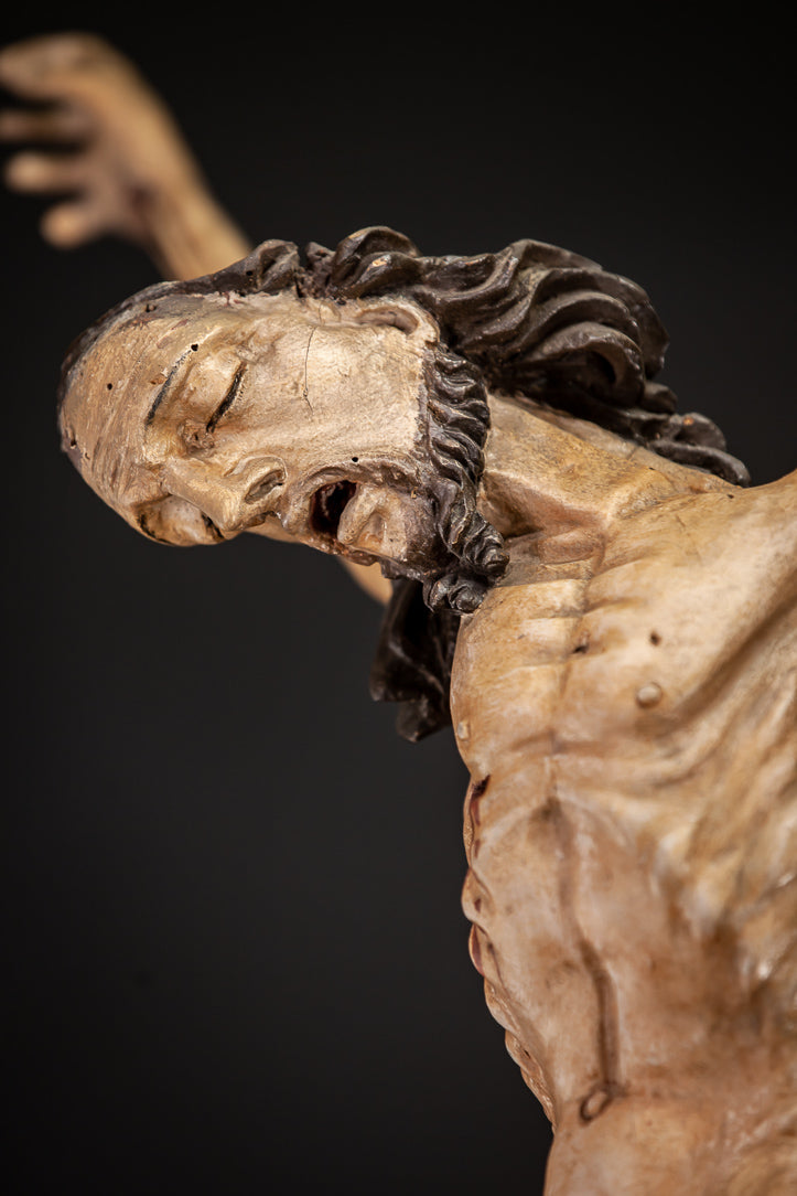 Corpus Christi Wooden Statue 1600s 31"
