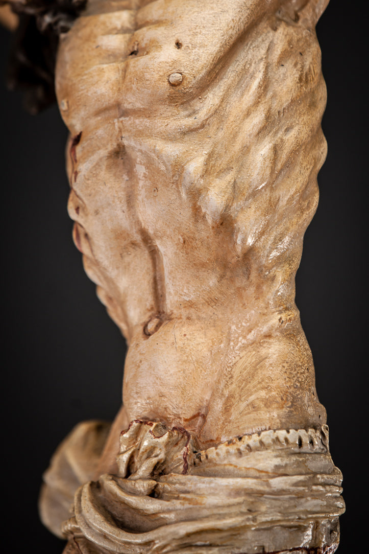 Corpus Christi Wooden Statue 1600s 31"