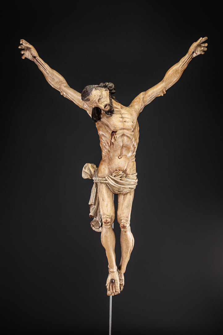 Corpus Christi Wooden Statue 1600s 31"