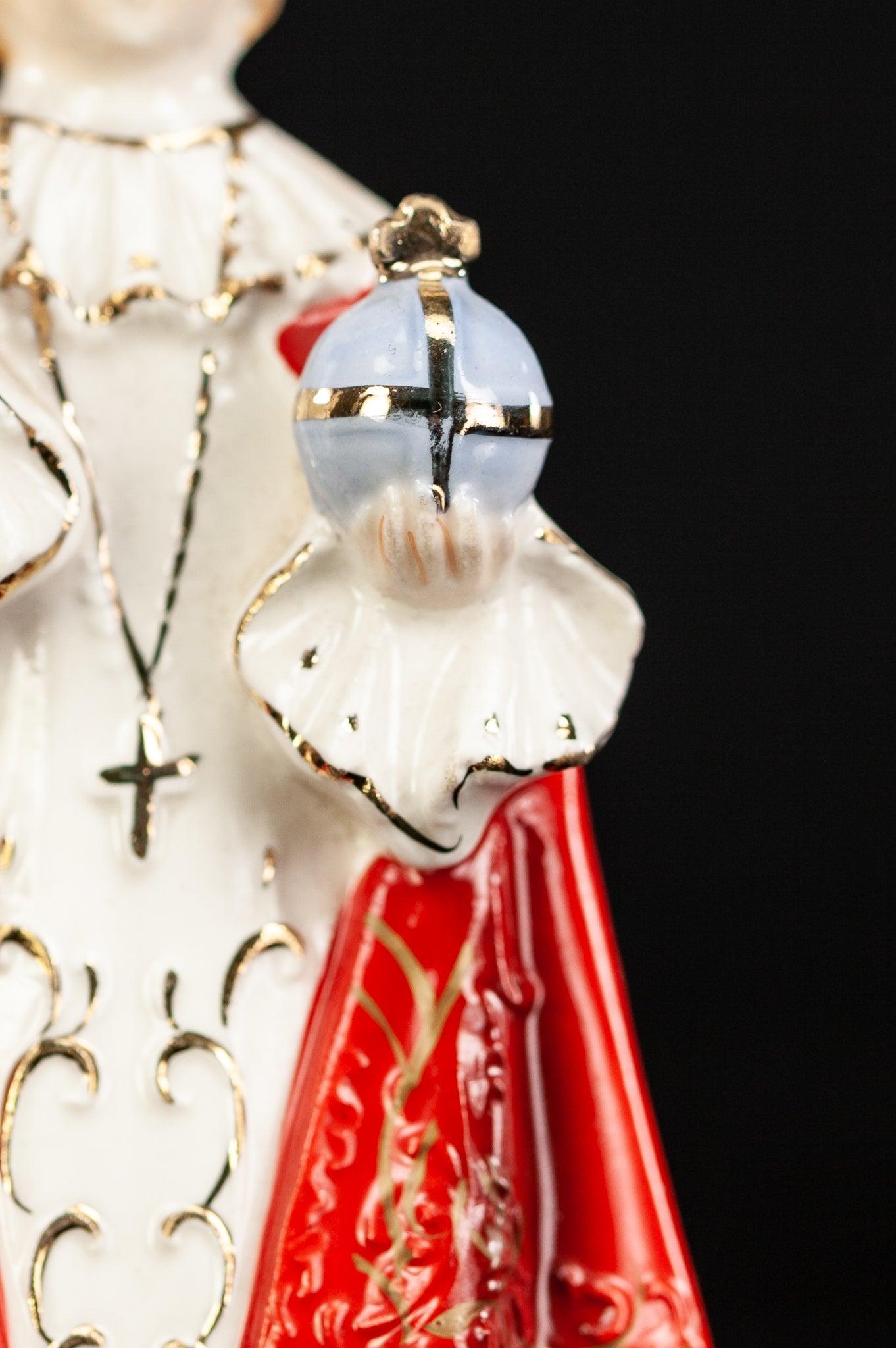 Infant Jesus of Prague Porcelain Statue