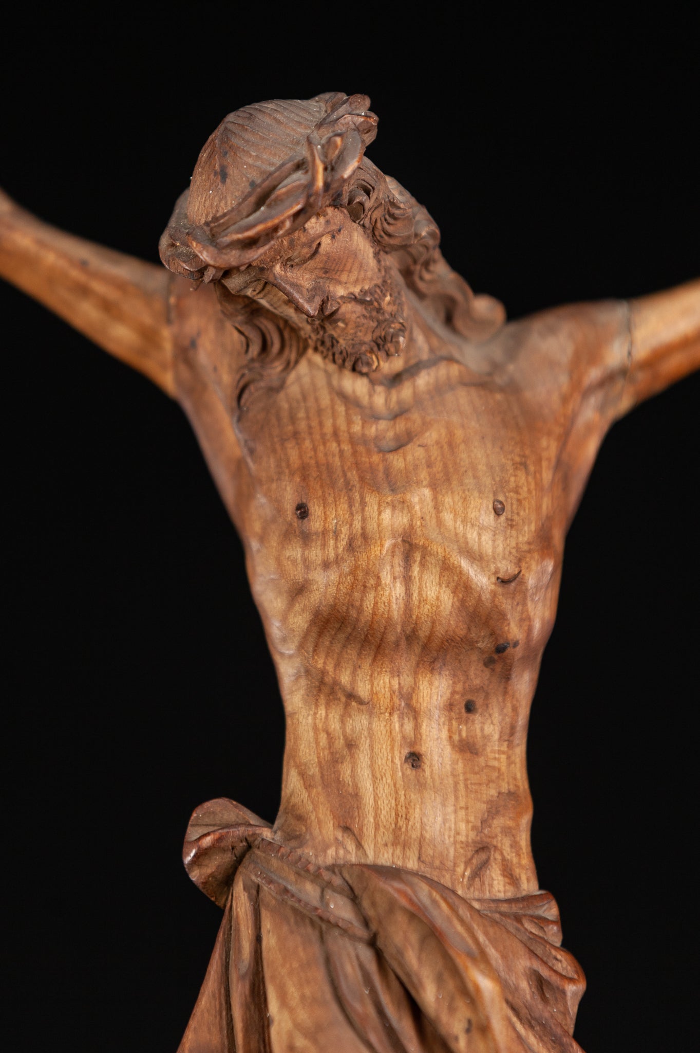 Corpus Christi Sculpture | 1800s Antique | 10"