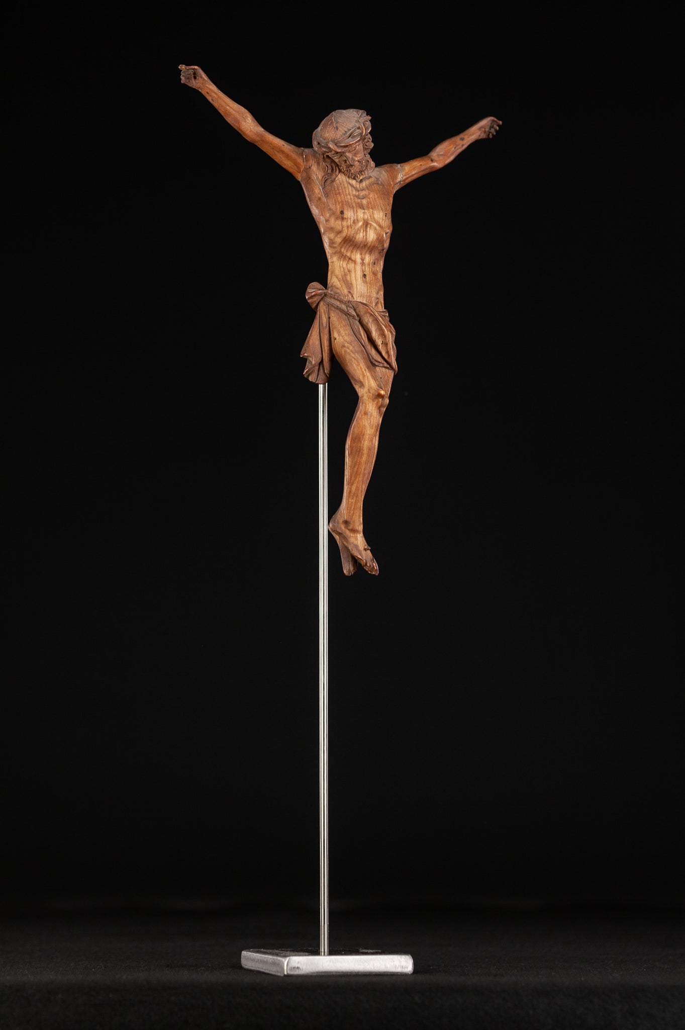 Corpus Christi Sculpture | 1800s Antique | 10"