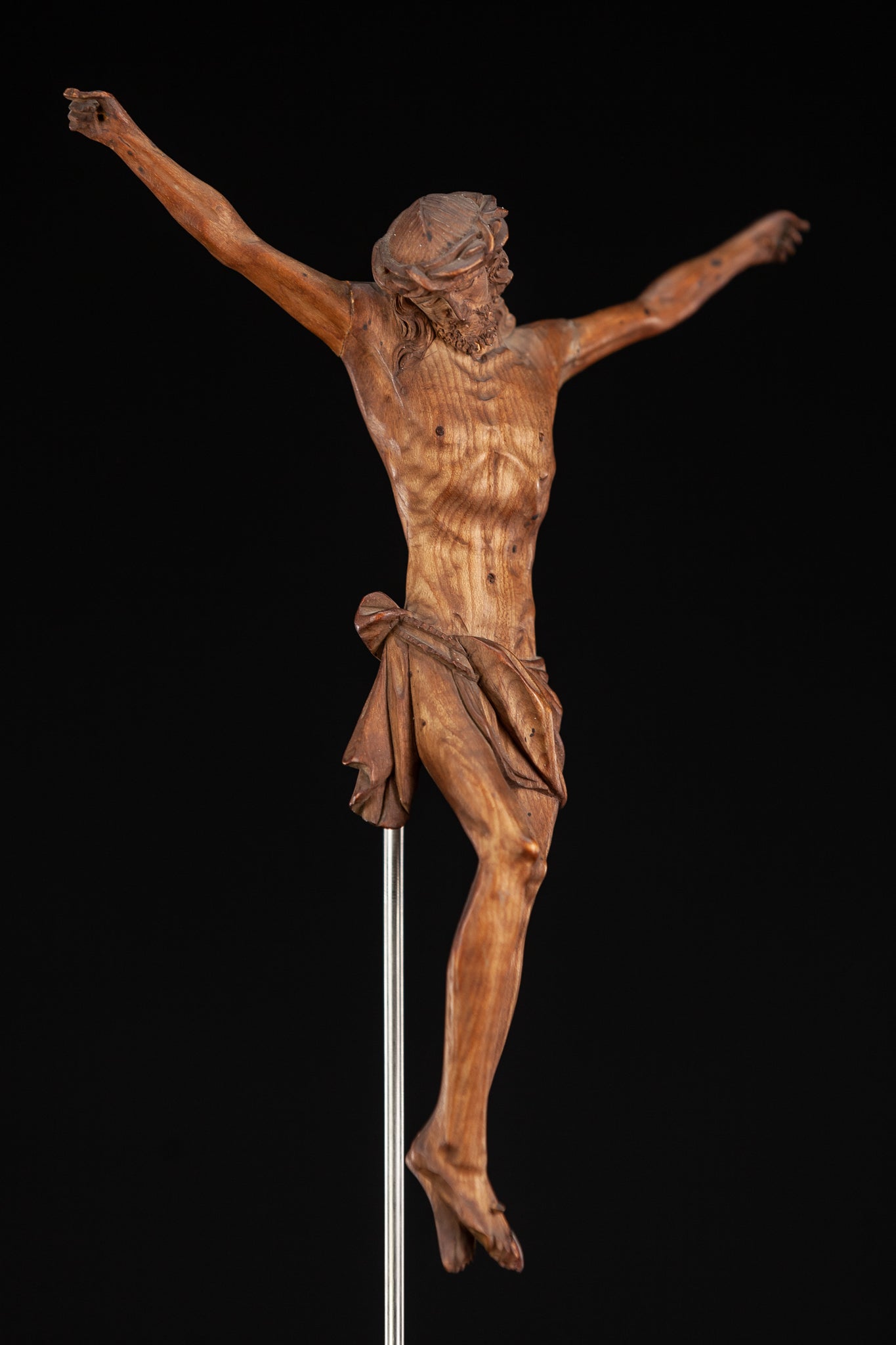 Corpus Christi Sculpture | 1800s Antique | 10"