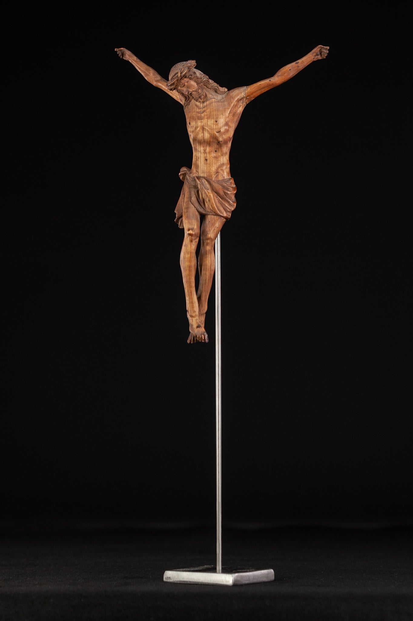 Corpus Christi Sculpture | 1800s Antique | 10"