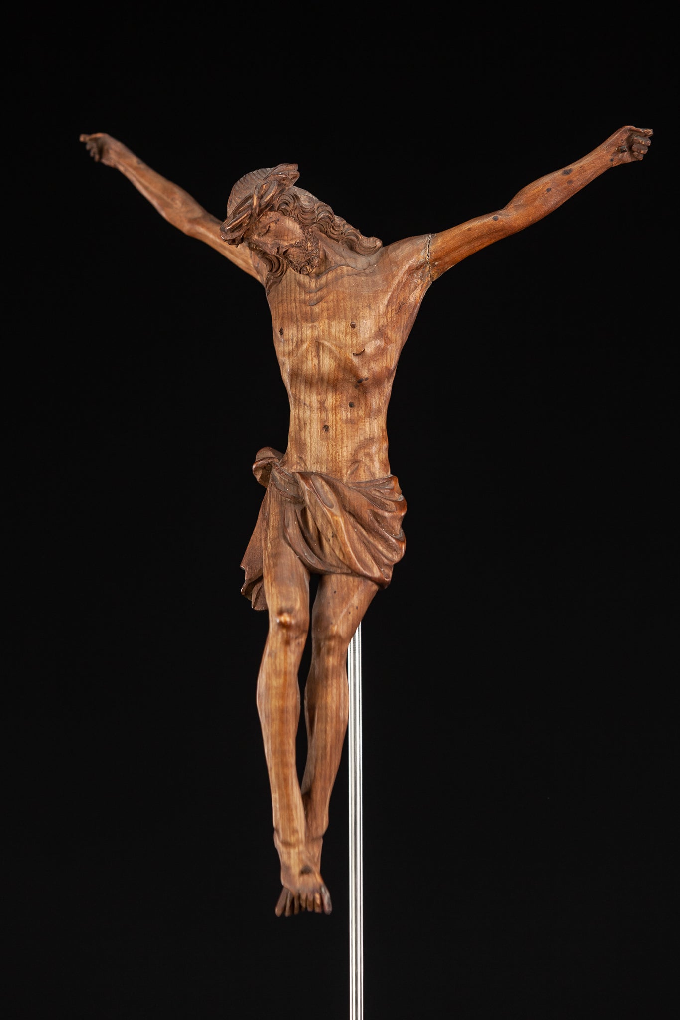 Corpus Christi Sculpture | 1800s Antique | 10"