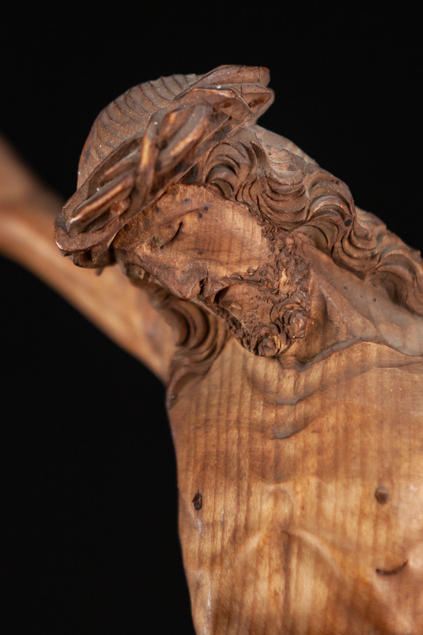 Corpus Christi Sculpture | 1800s Antique | 10"