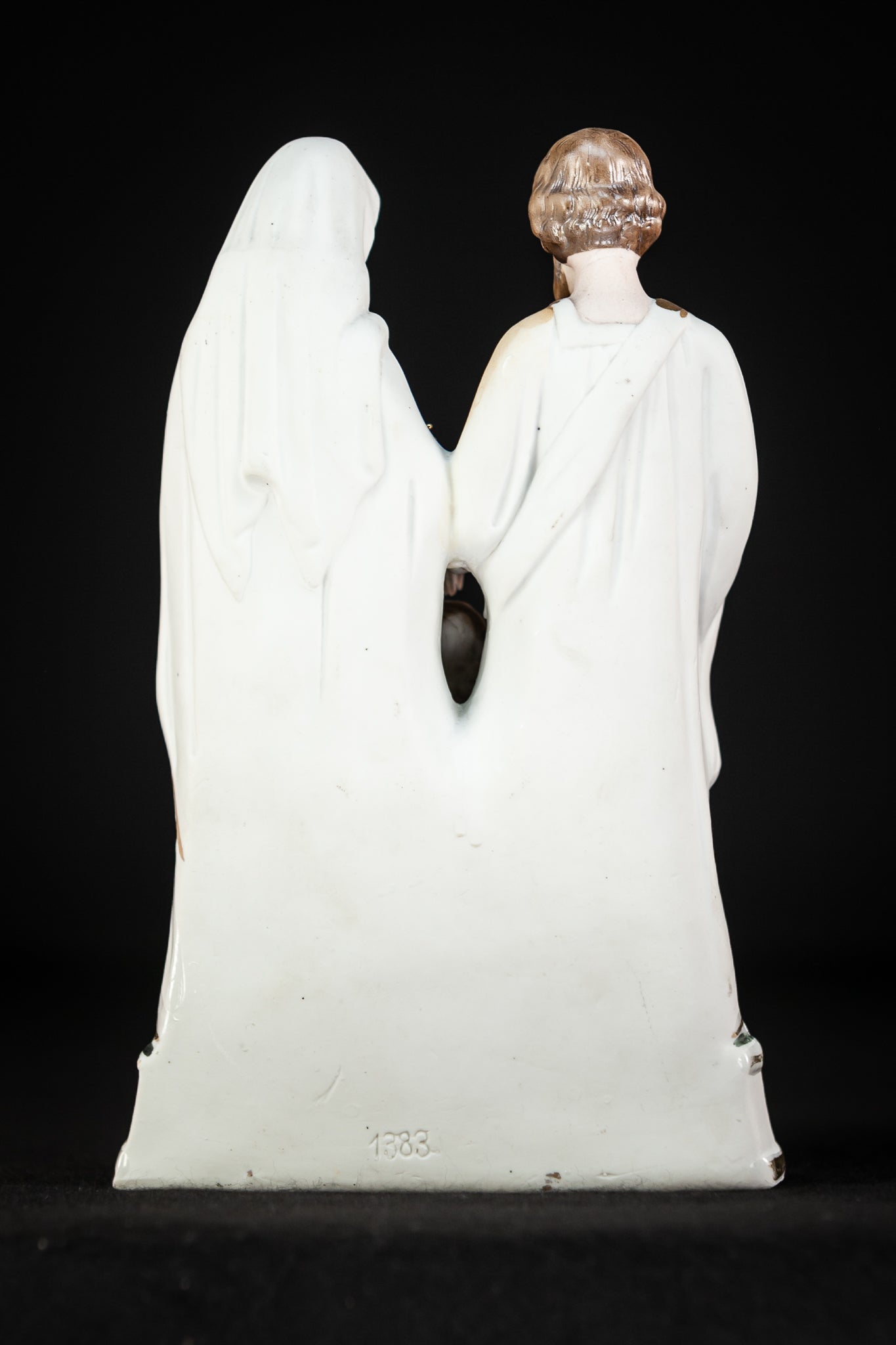 Holy Family Statue Bisque Porcelain 8.3"
