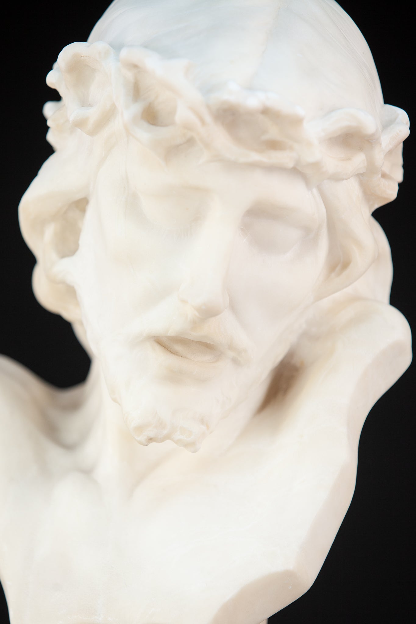 Ecce Homo Alabaster Sculpture | 17.7"
