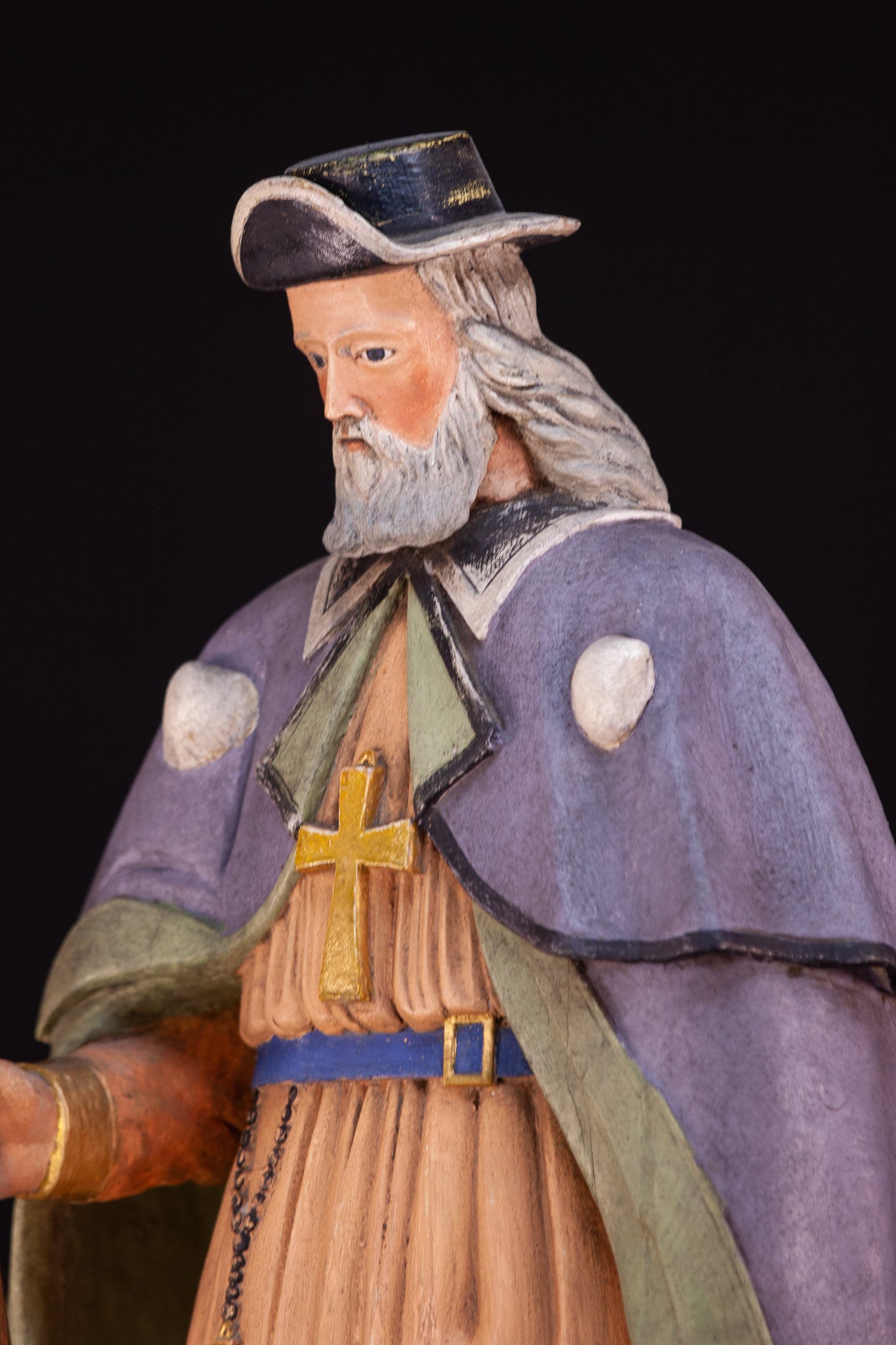 St James the Great / St Jacob 1800s Statue 30" / 76.5 cm
