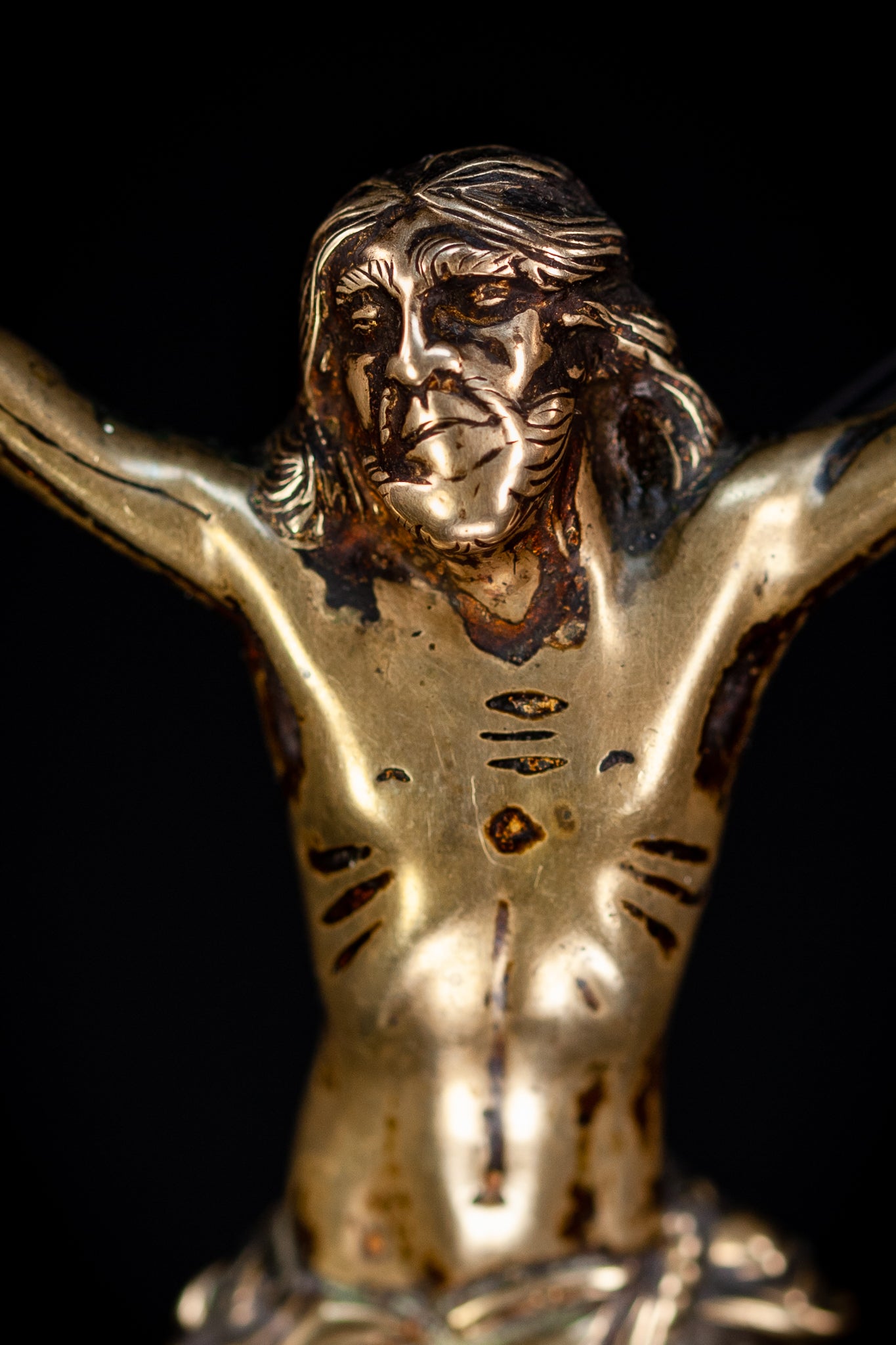Corpus Christi Bronze Statue | Antique 1600s