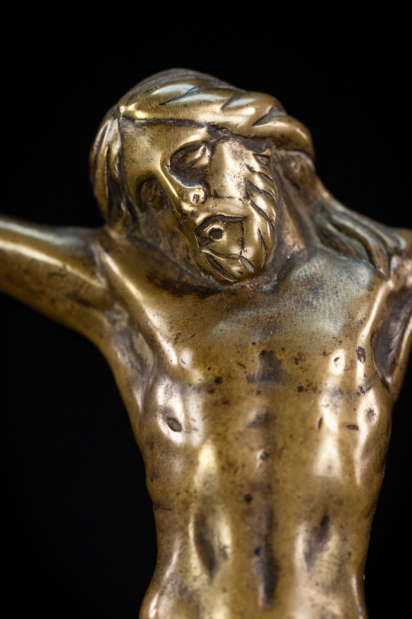 Corpus Christi Bronze Statue | Antique 1600s