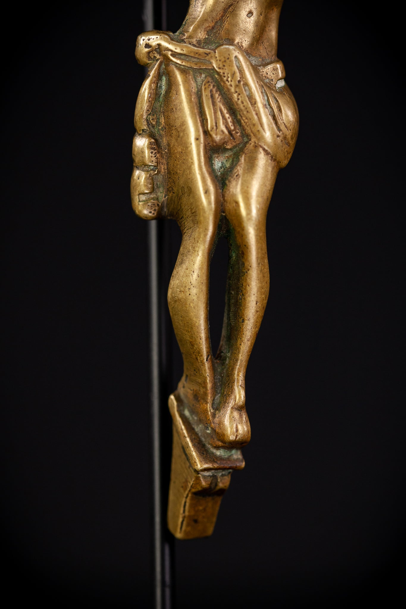 Corpus Christi Bronze Sculpture | 1600s Antique 5.5" / 14 cm