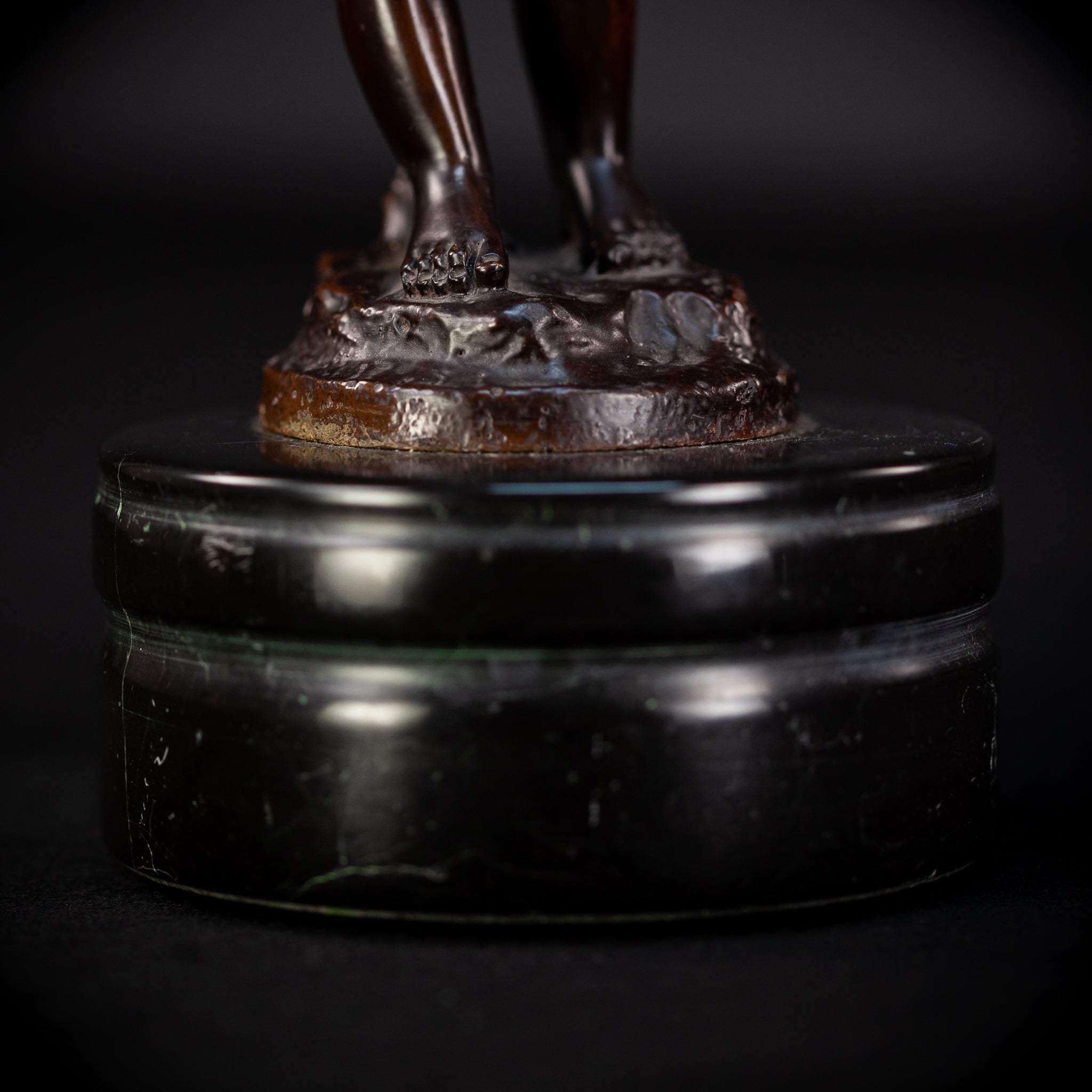 Angel Bronze Sculpture by A Moreau | Antique 11" / 28 cm