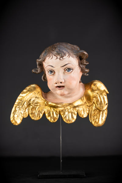 Angel Wood Carving | 1700s Antique