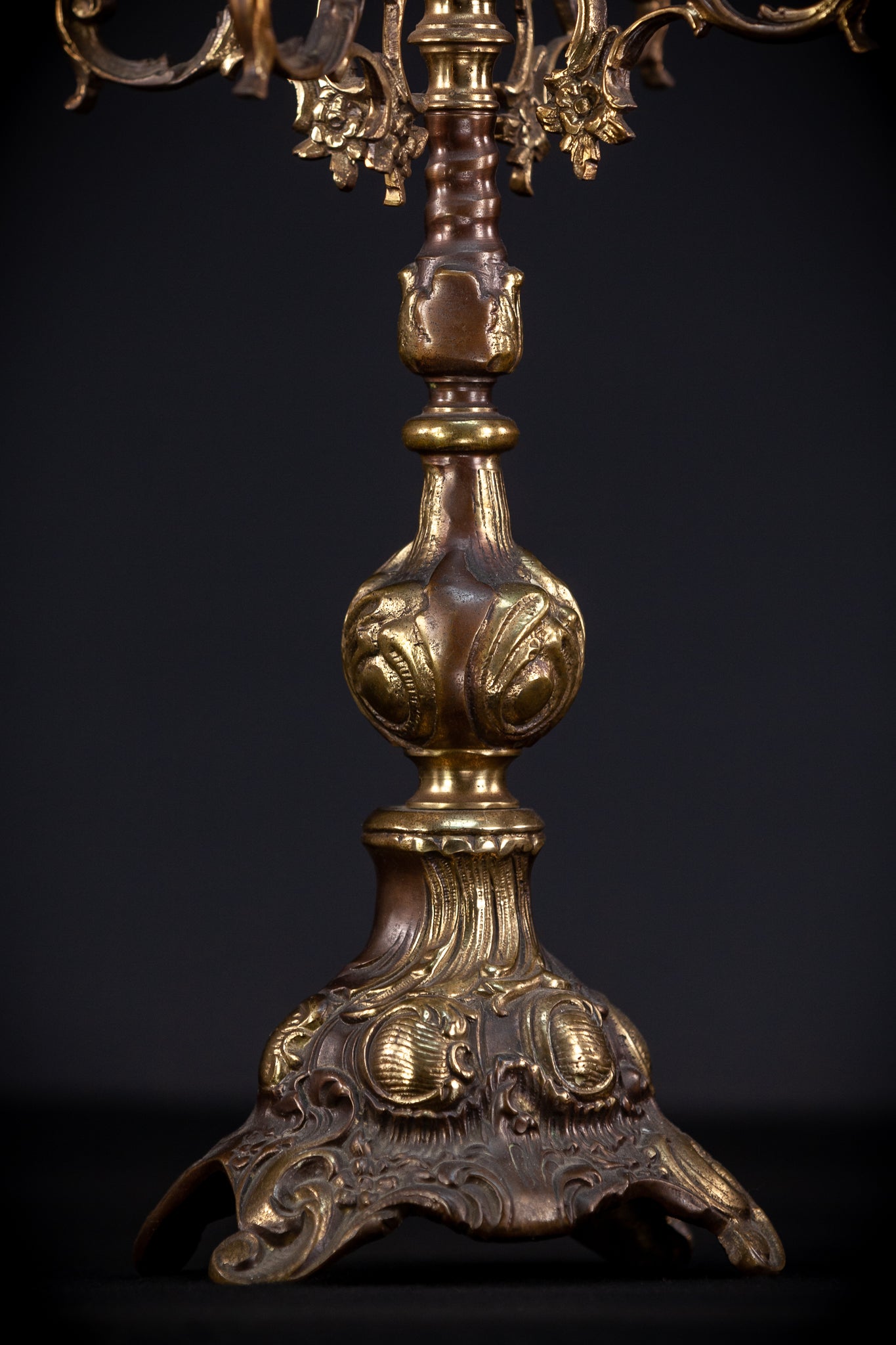 Bronze Candelabra  | Vintage 18.5" / 47 cm