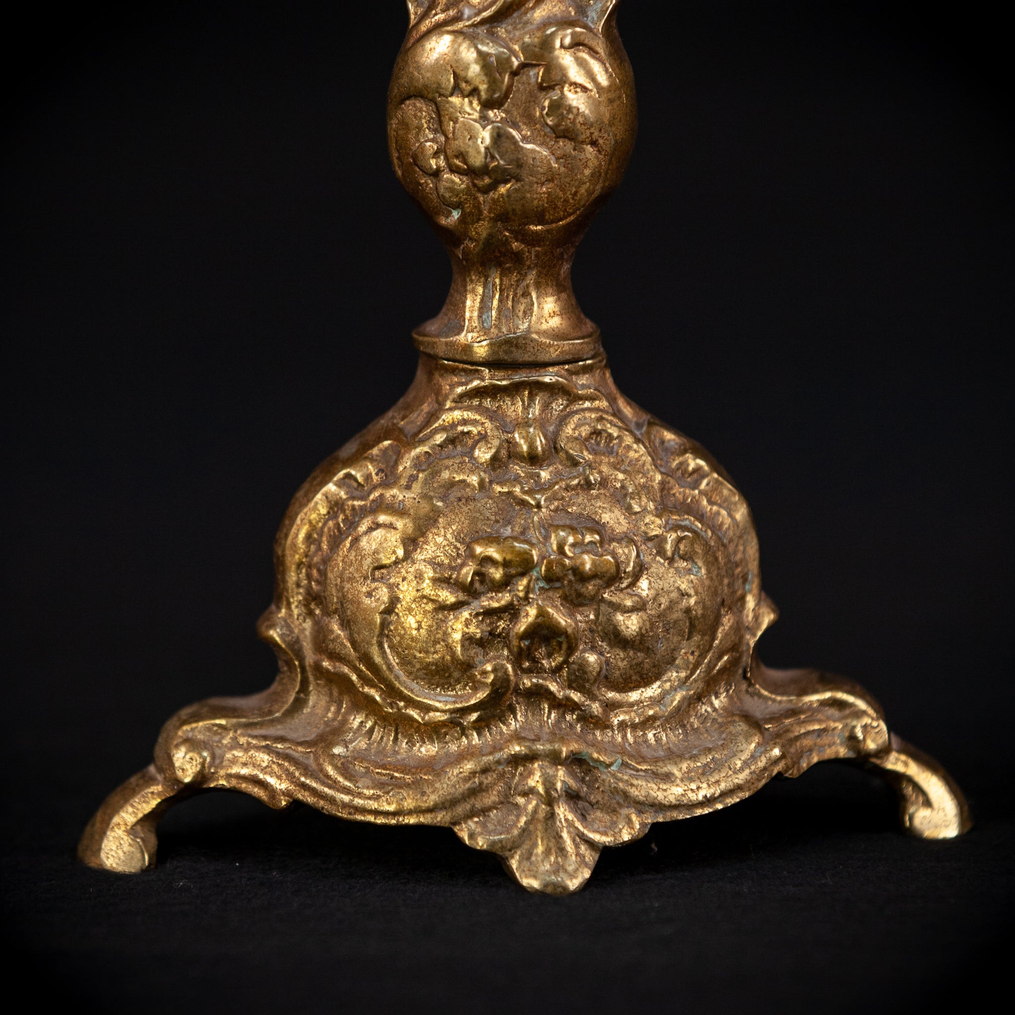 Bronze Candelabra  | Vintage 13.2" / 33.5 cm