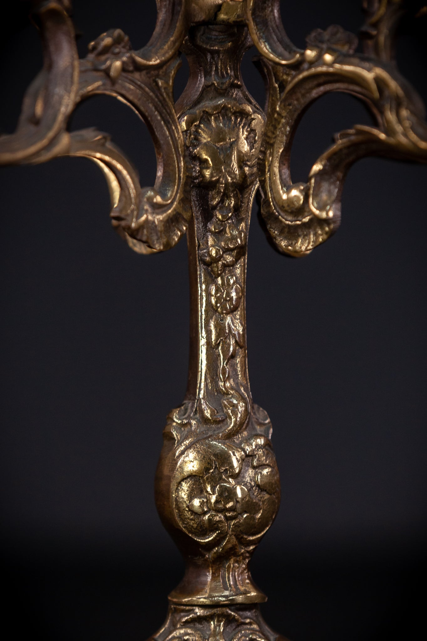 Bronze Candelabra  | Vintage 13" / 33 cm