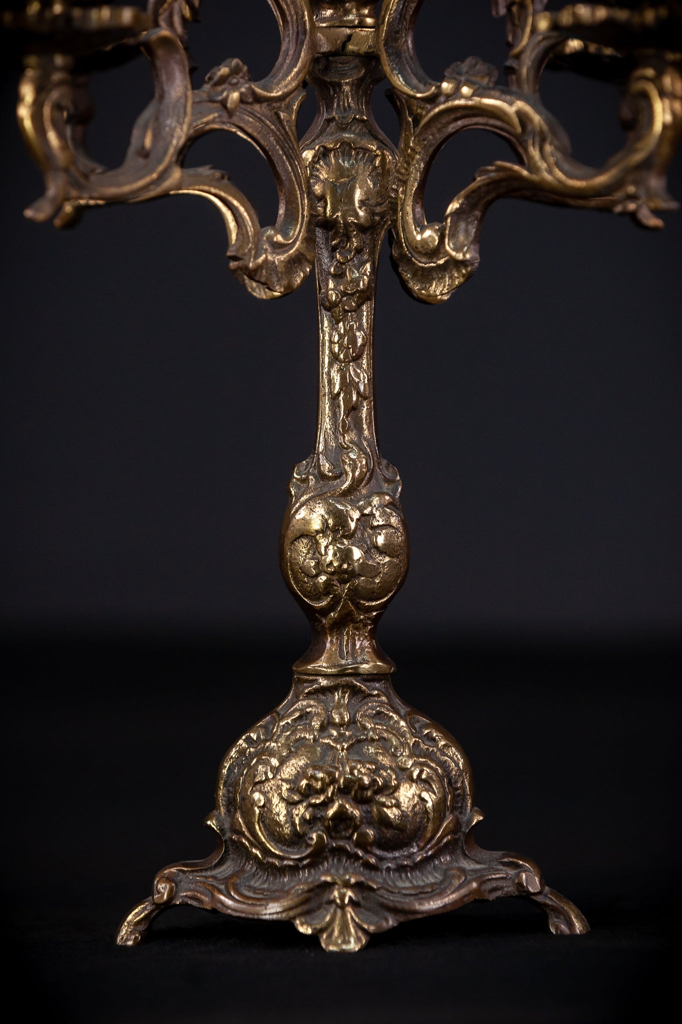 Bronze Candelabra  | Vintage 13" / 33 cm