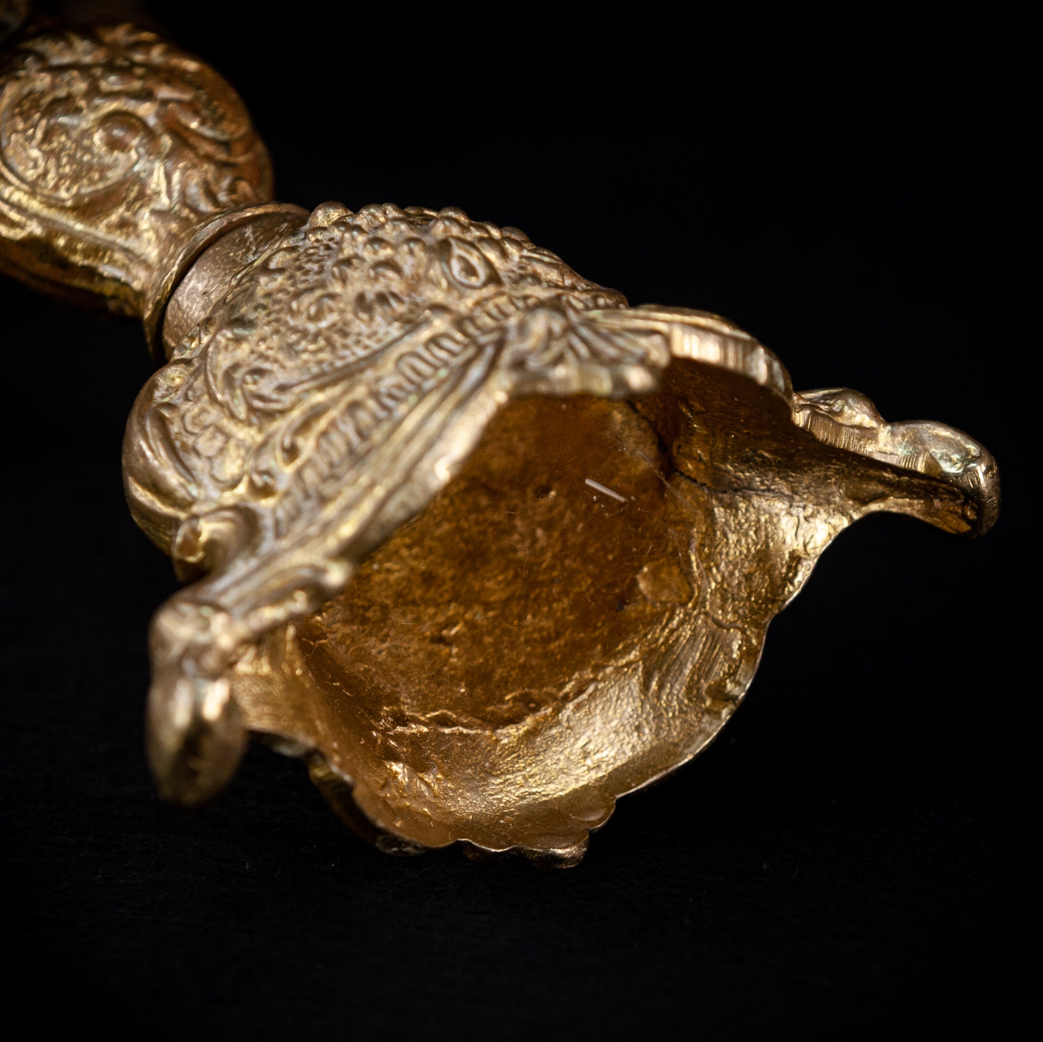 Bronze Candelabra  | Vintage 13.4" / 34 cm
