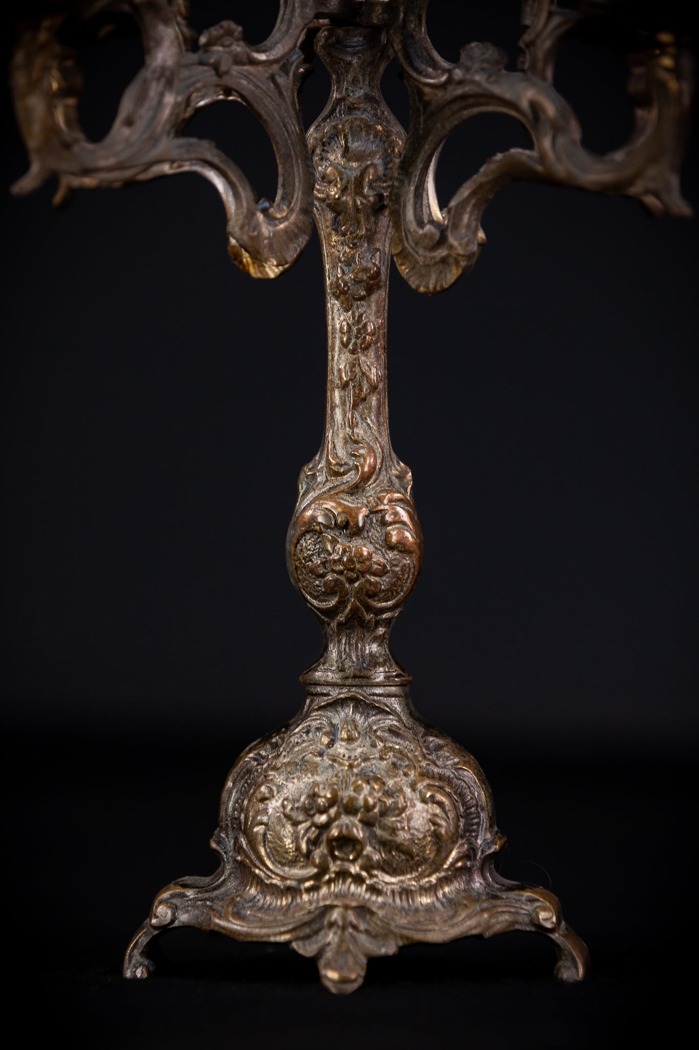 Bronze Candelabra  | Vintage 14" / 35,5 cm