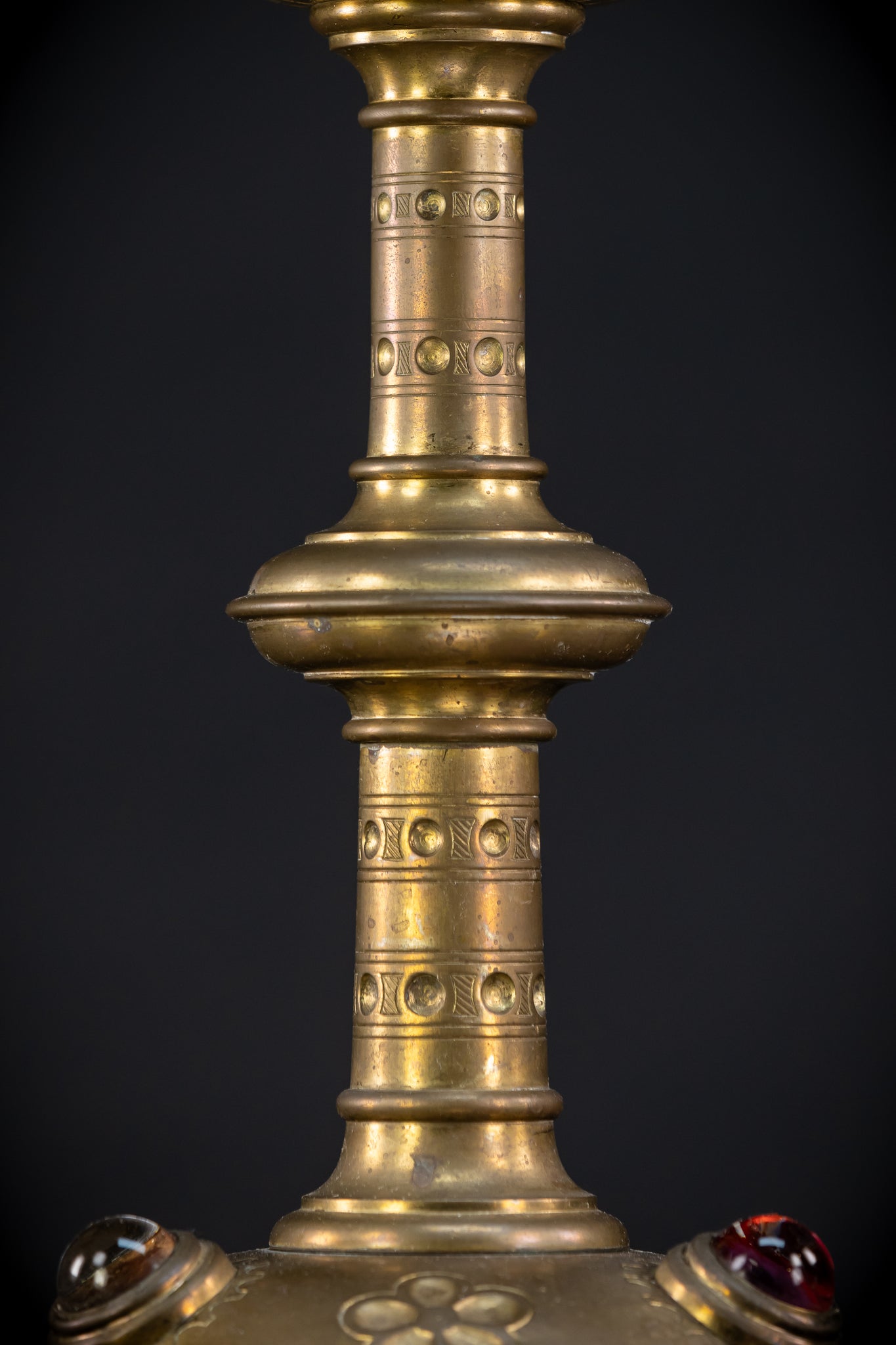 Candlesticks Pair | Antique Bronze 17.3"/ 44cm