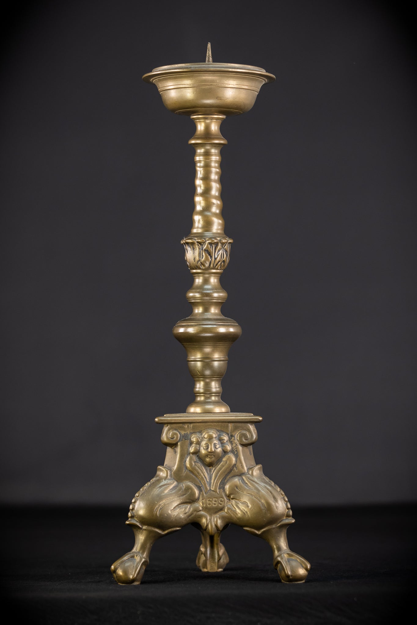Candlesticks Pair French | Vintage Bronze 17.3"