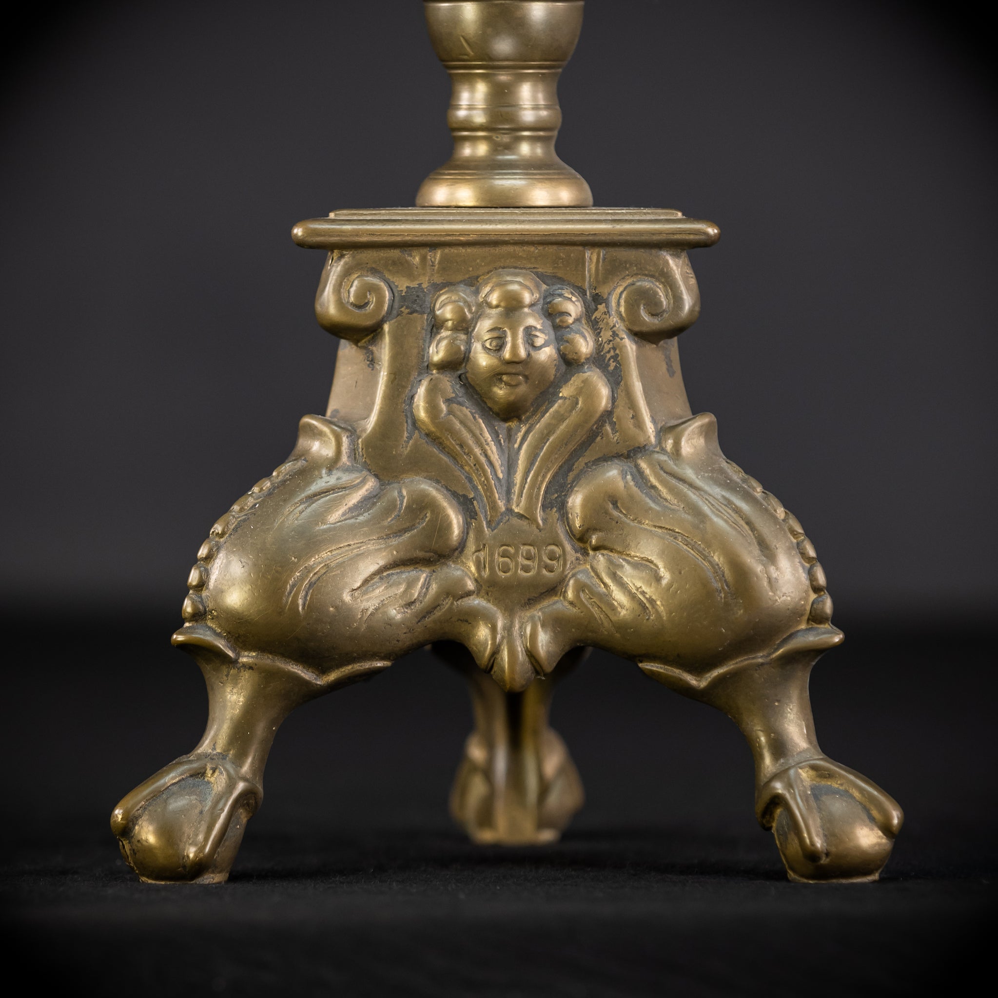 Candlesticks Pair French | Vintage Bronze 17.3"
