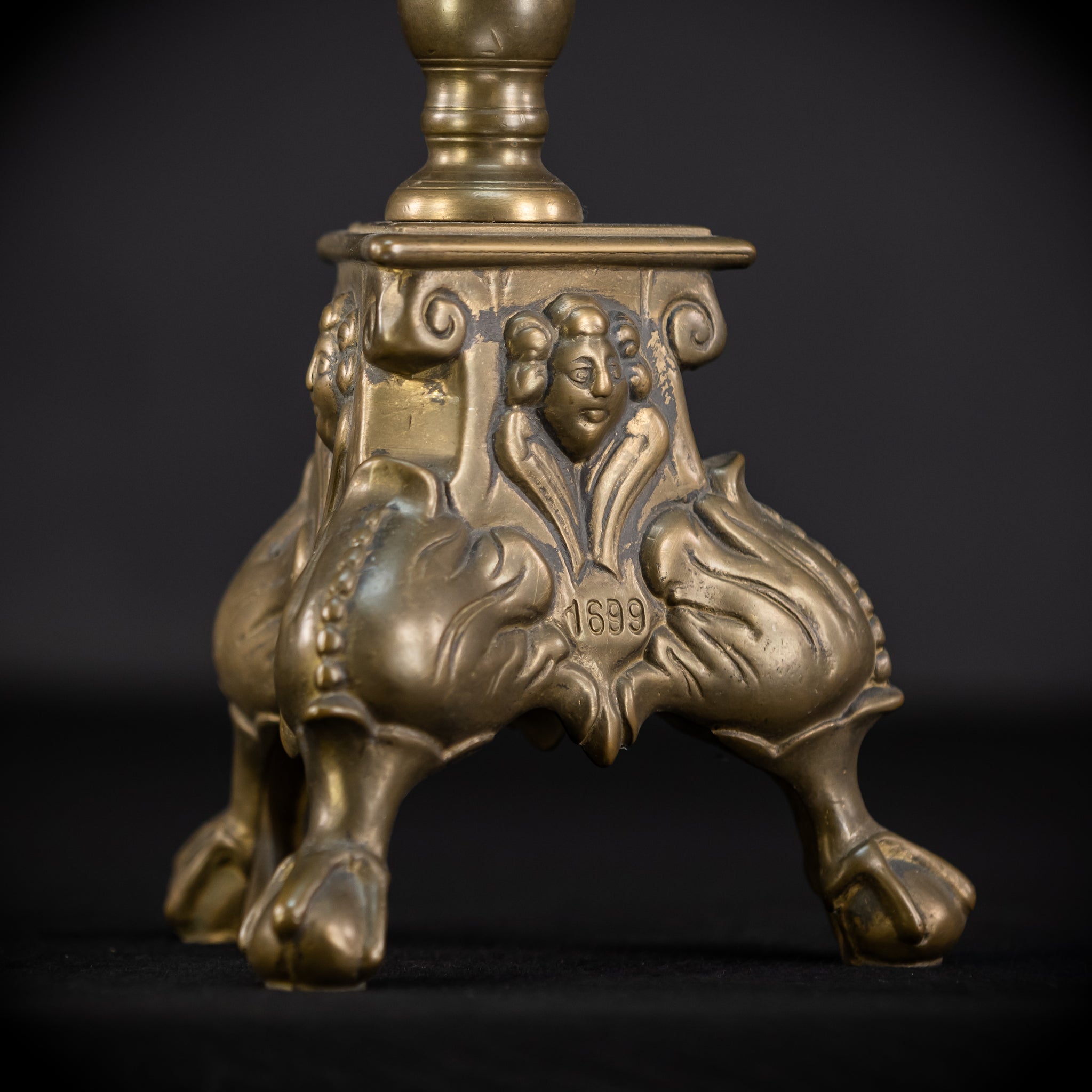 Candlesticks Pair French | Vintage Bronze 17.3"