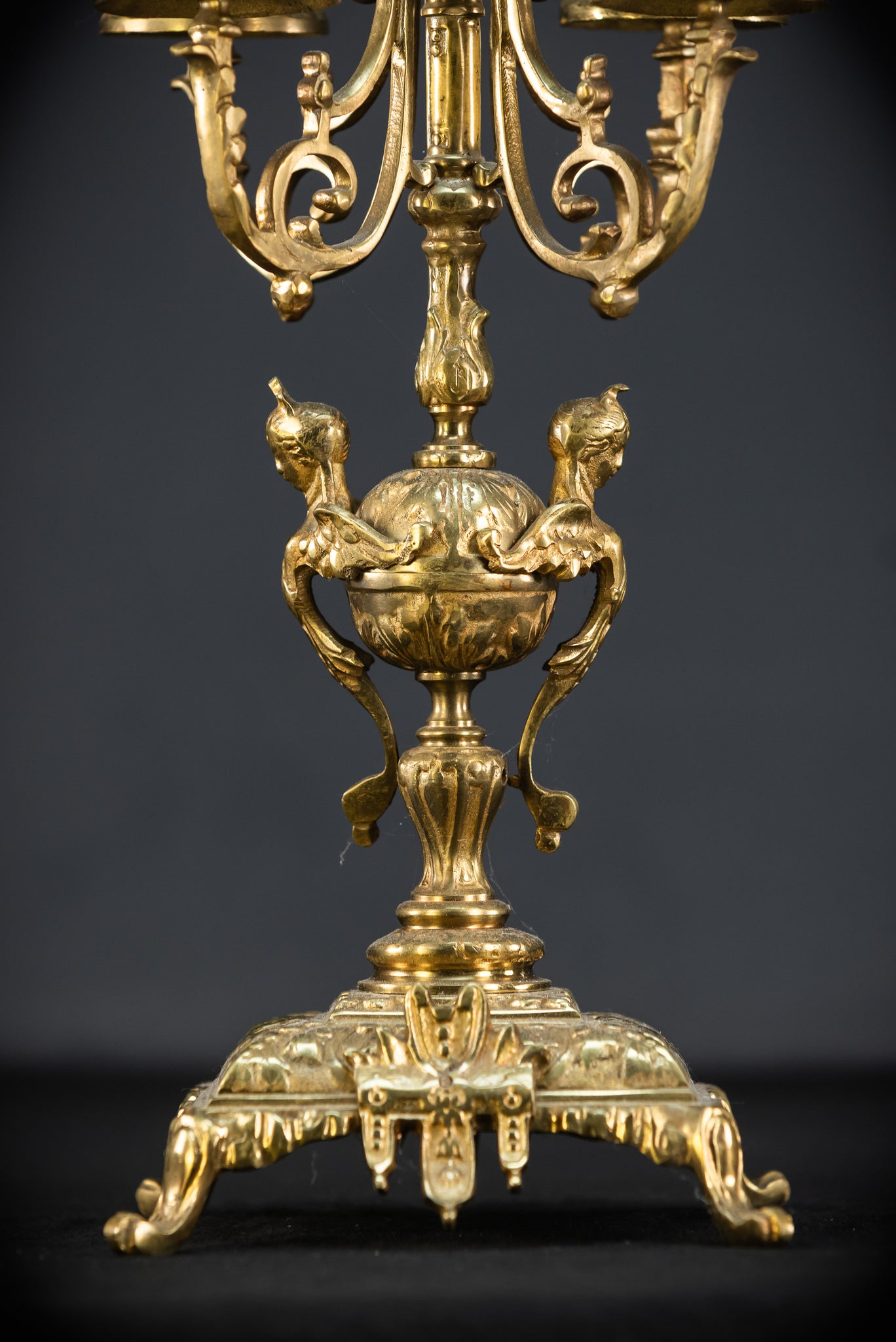 Candelabra Pair | 1800s Bronze | Neo-Reneissance | 21.5"