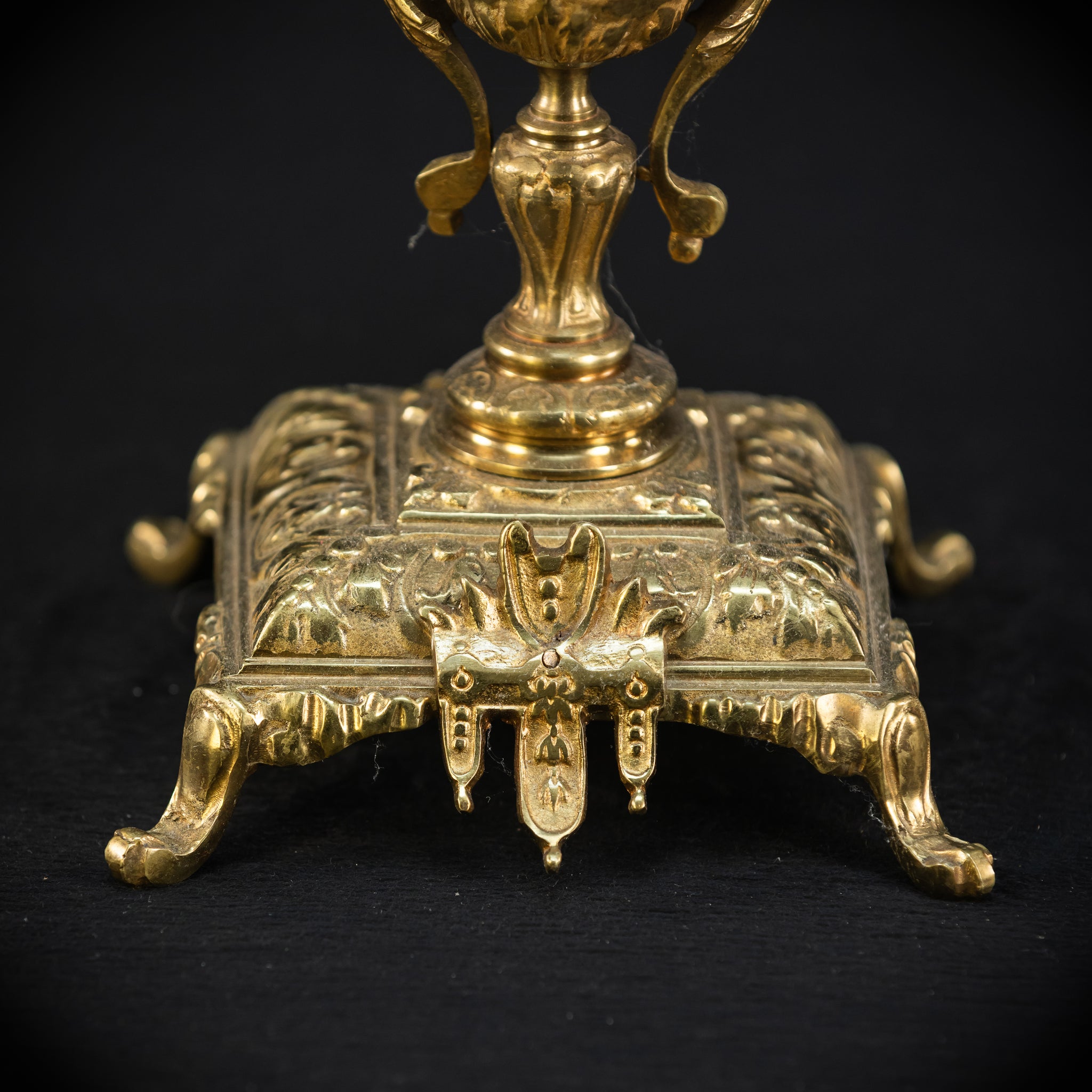Candelabra Pair | 1800s Bronze | Neo-Reneissance | 21.5"