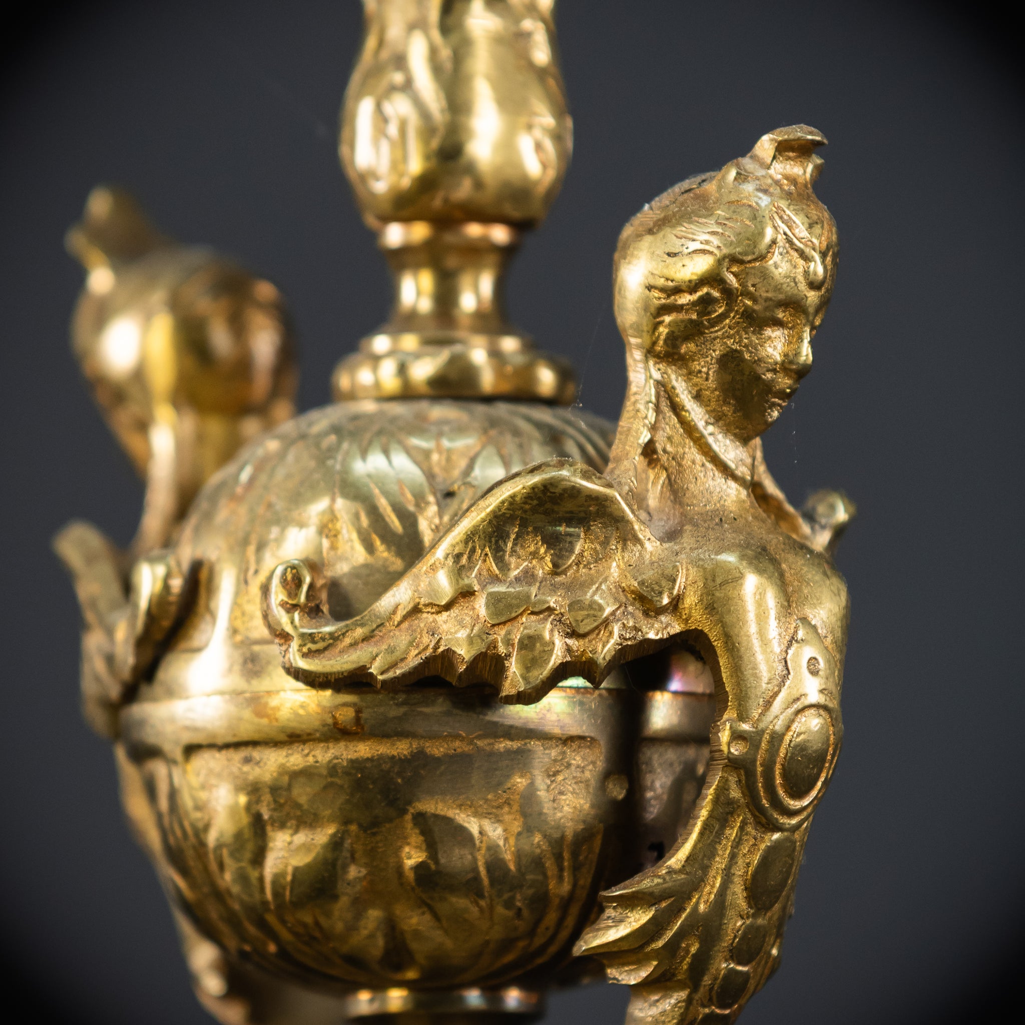 Candelabra Pair | 1800s Bronze | Neo-Reneissance | 21.5"