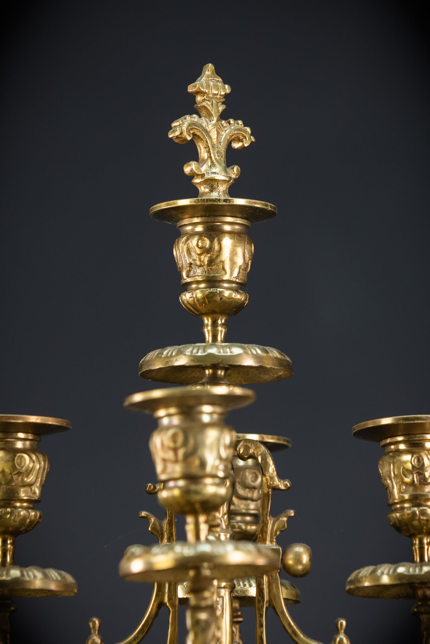 Candelabra Pair | 1800s Bronze | Neo-Reneissance | 21.5"